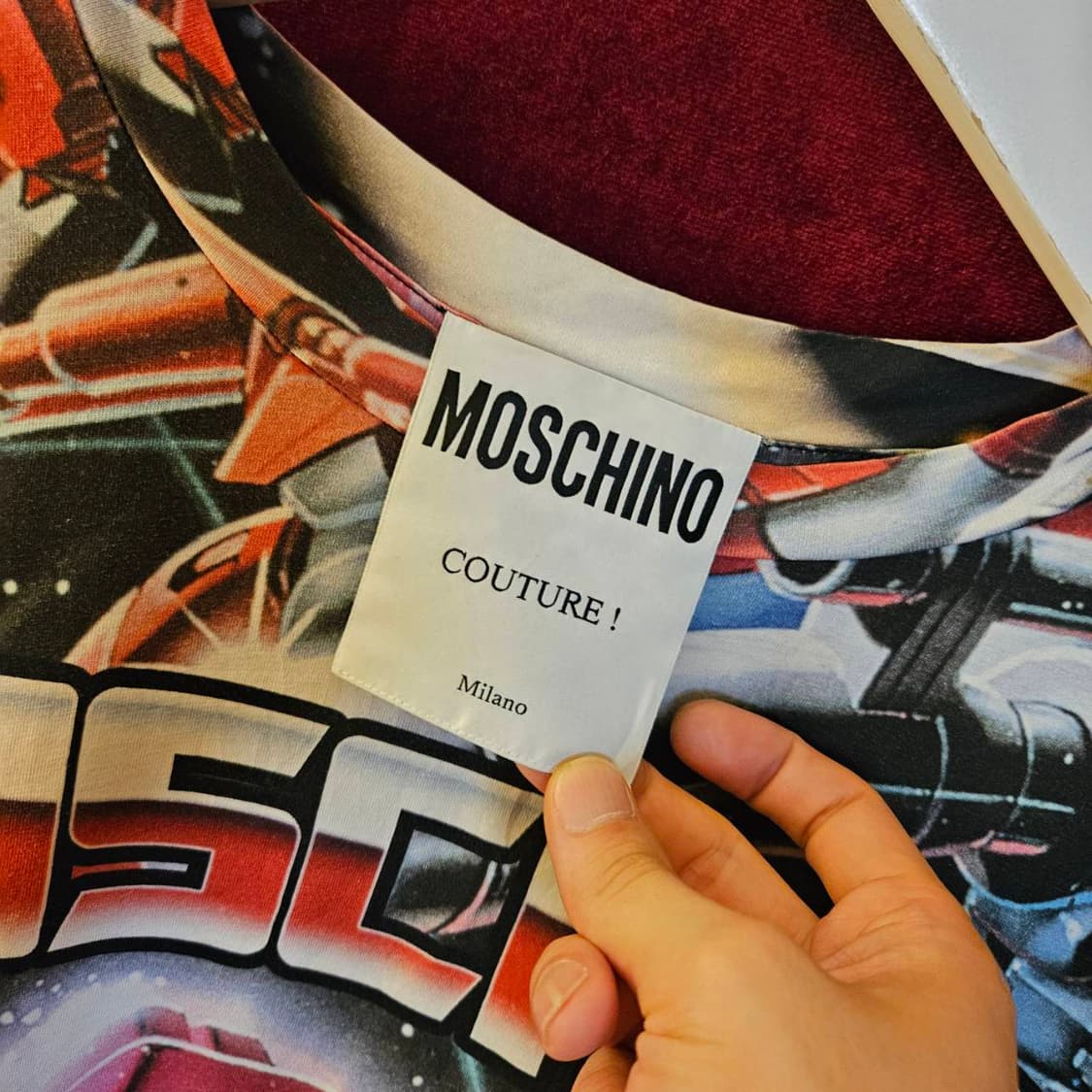 모스키노(MOSCHINO) Y2k 프린팅 반팔티셔츠
 상품이미지5