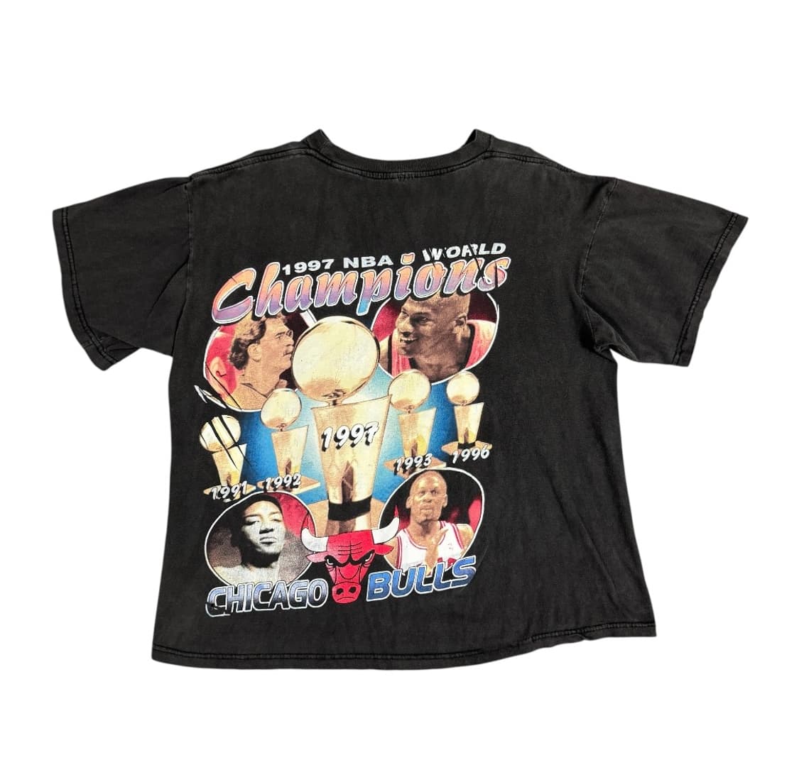 빈티지 90s Chicago Bulls 시카고불스 랩티셔츠 상품이미지2