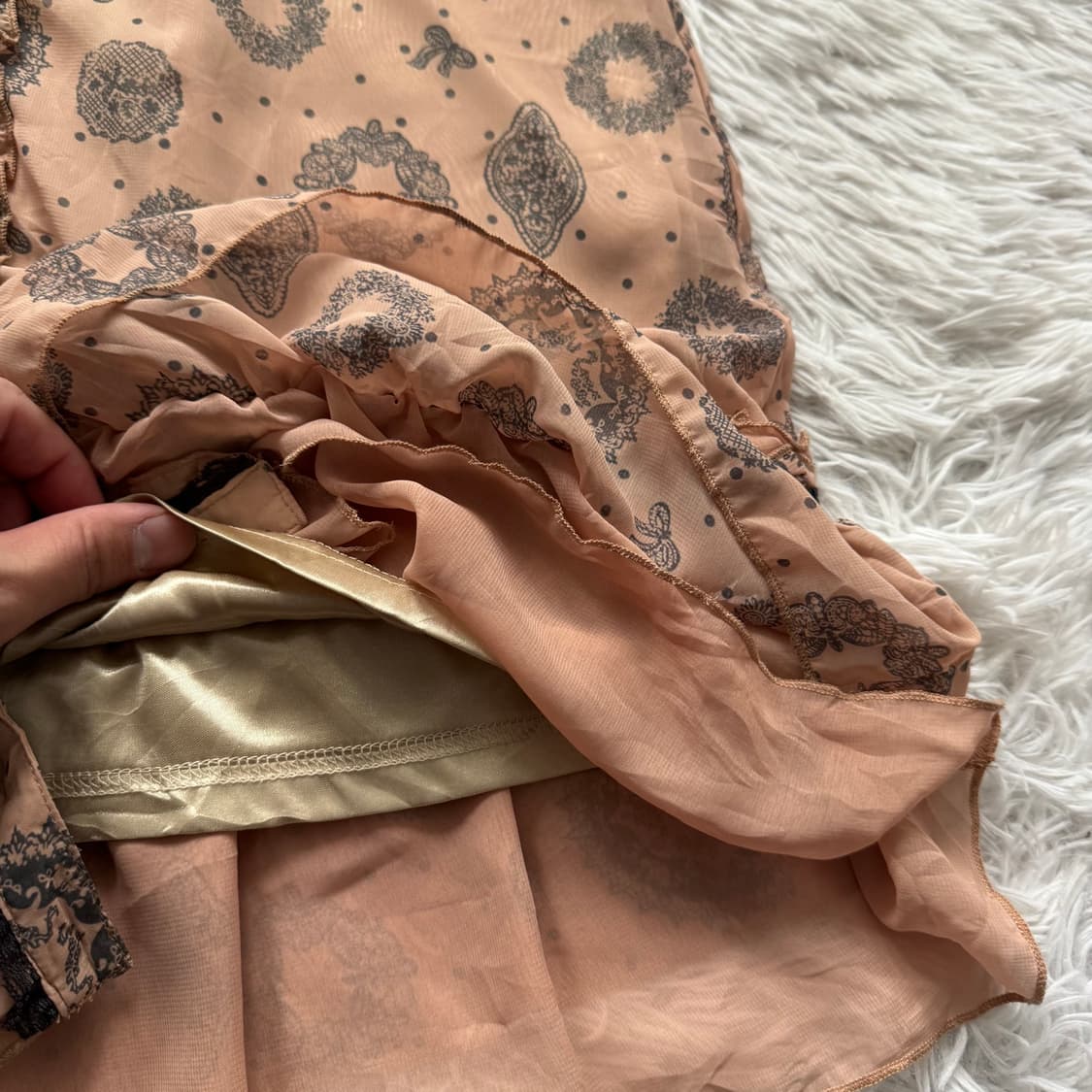 AXES 일본빈티지 모리걸 원피스 노드 갸루 지뢰계 러블리 M 38 상품이미지5