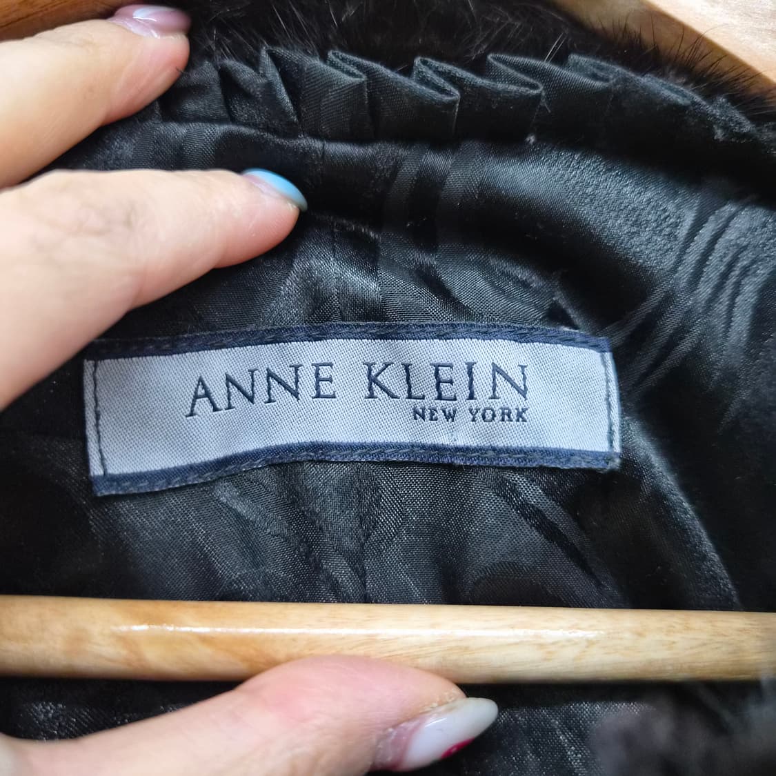 블랙 밍크 퍼 자켓 여성 L 상품이미지3