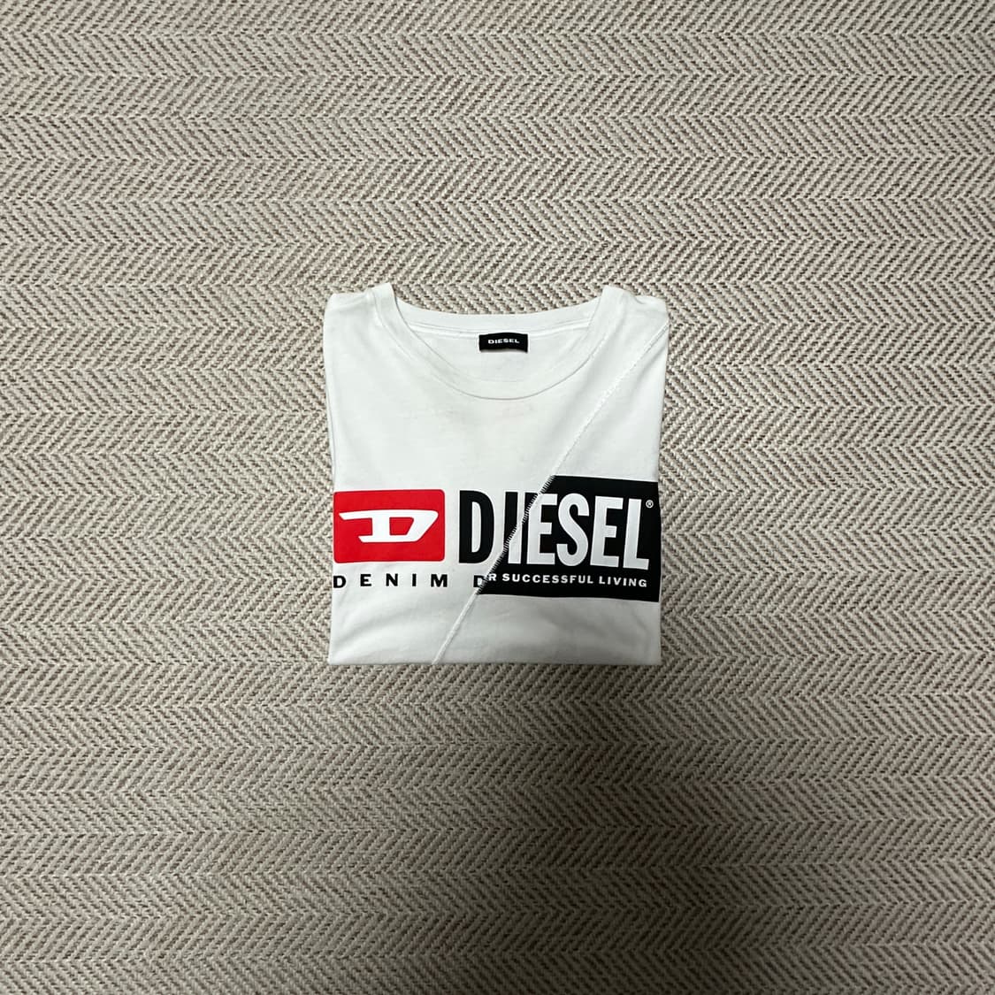 DIESEL t-shirt white 상품이미지1