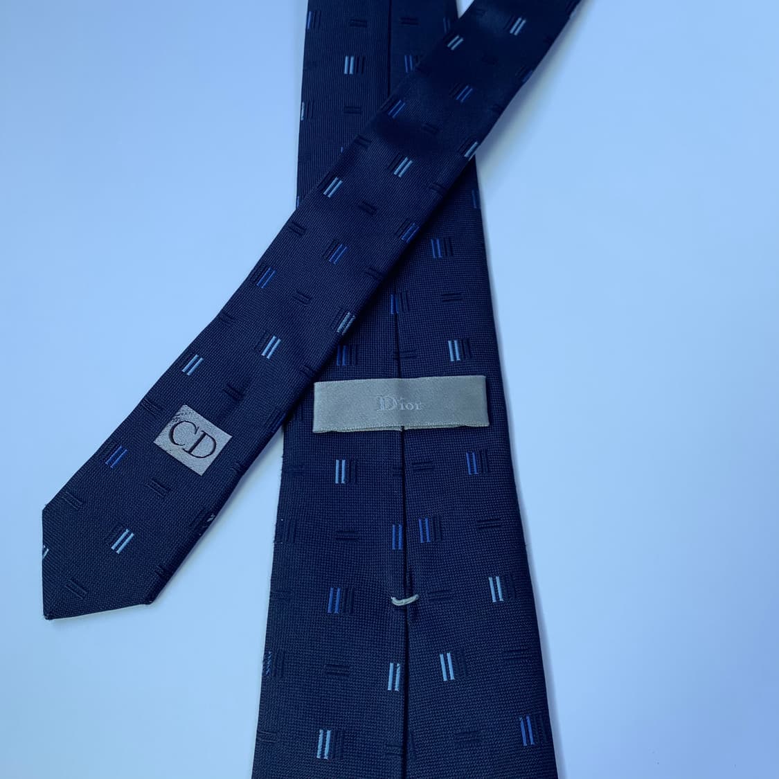 디올 옴므(DIOR) 신형라벨 명품넥타이 100실크 B+등급 상품이미지5