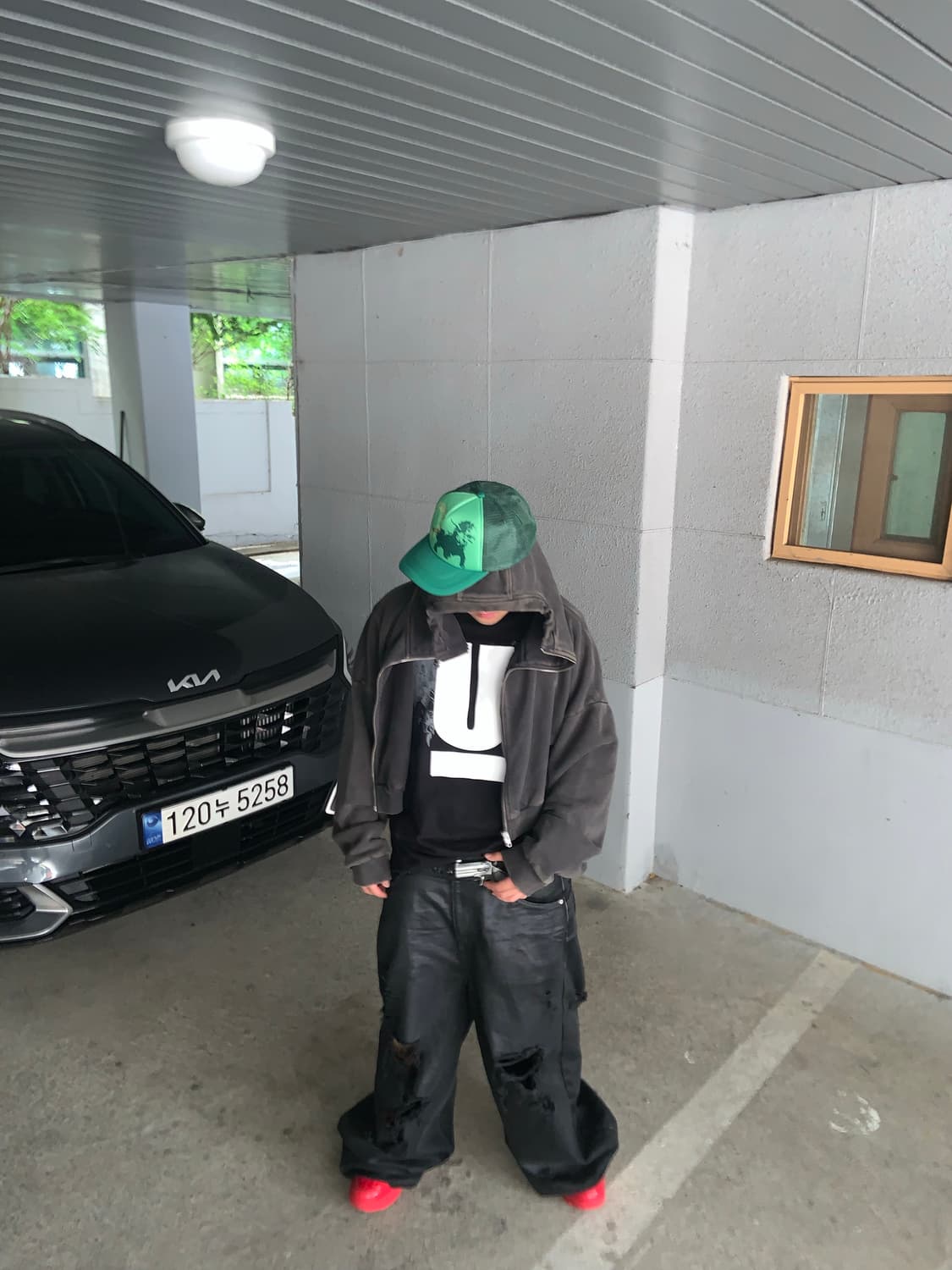 엔타이어 스튜디오 크롭 후드집업 상품이미지4