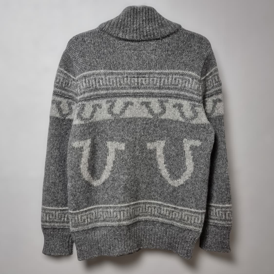 트루릴리젼 알파카 니트 집업 100 상품이미지2