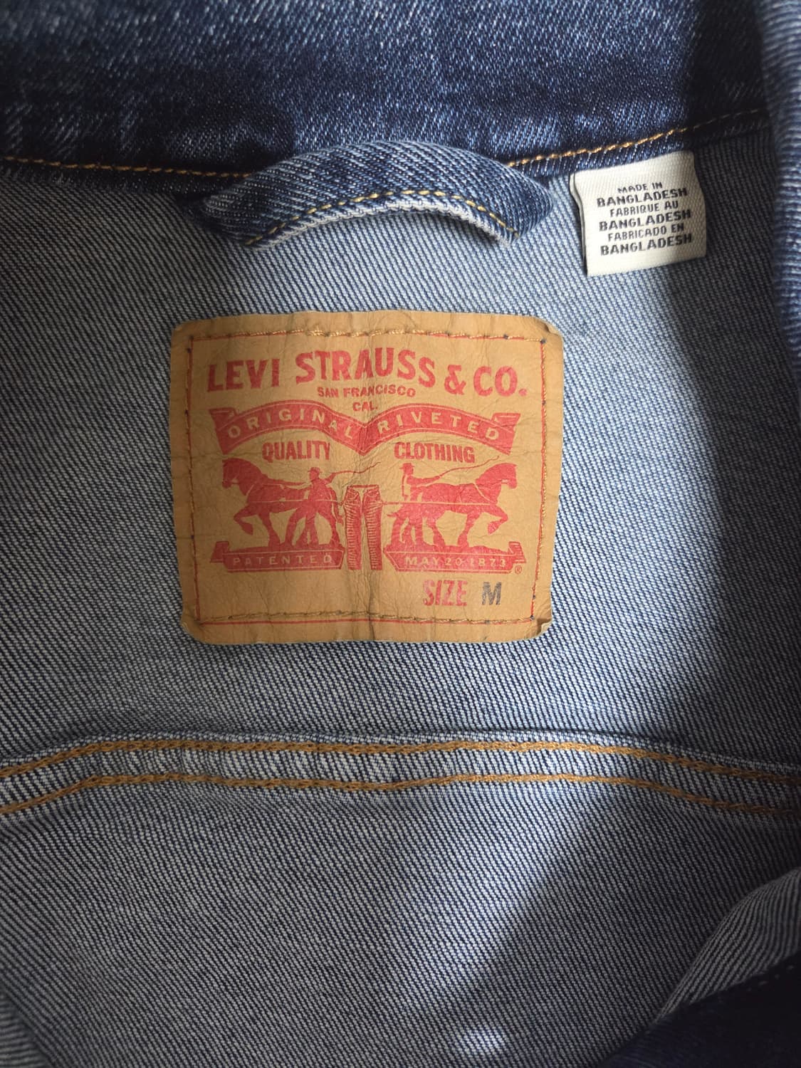 리바이스 3세대 데님 트러커 자켓 상품이미지3