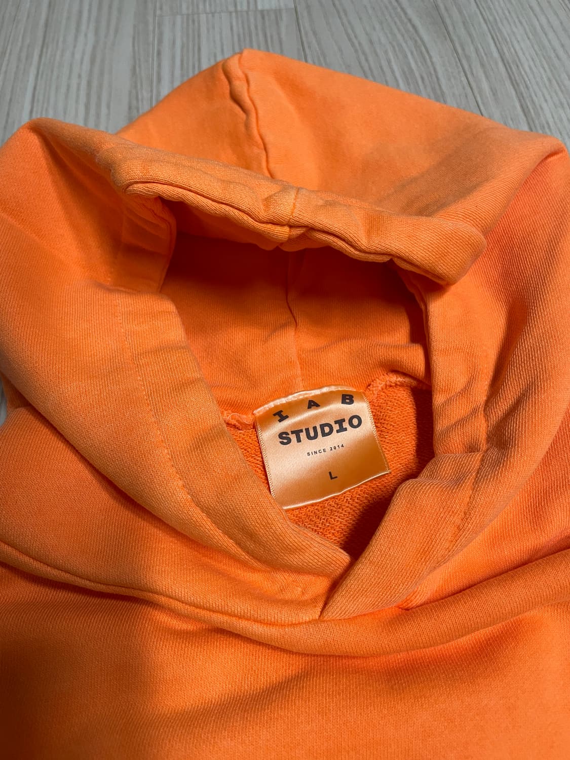 [새상품] 아이앱 스튜디오 피그먼트 후드 살몬 상품이미지9