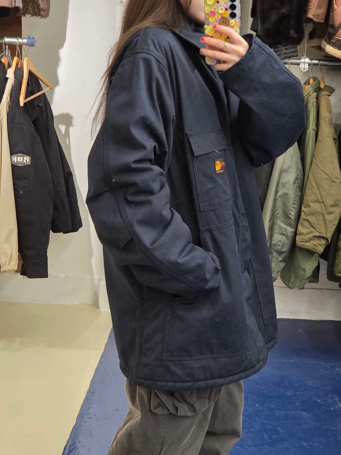 1990s Carhartt 칼하트 FR 방화 워크 자켓 상품이미지1