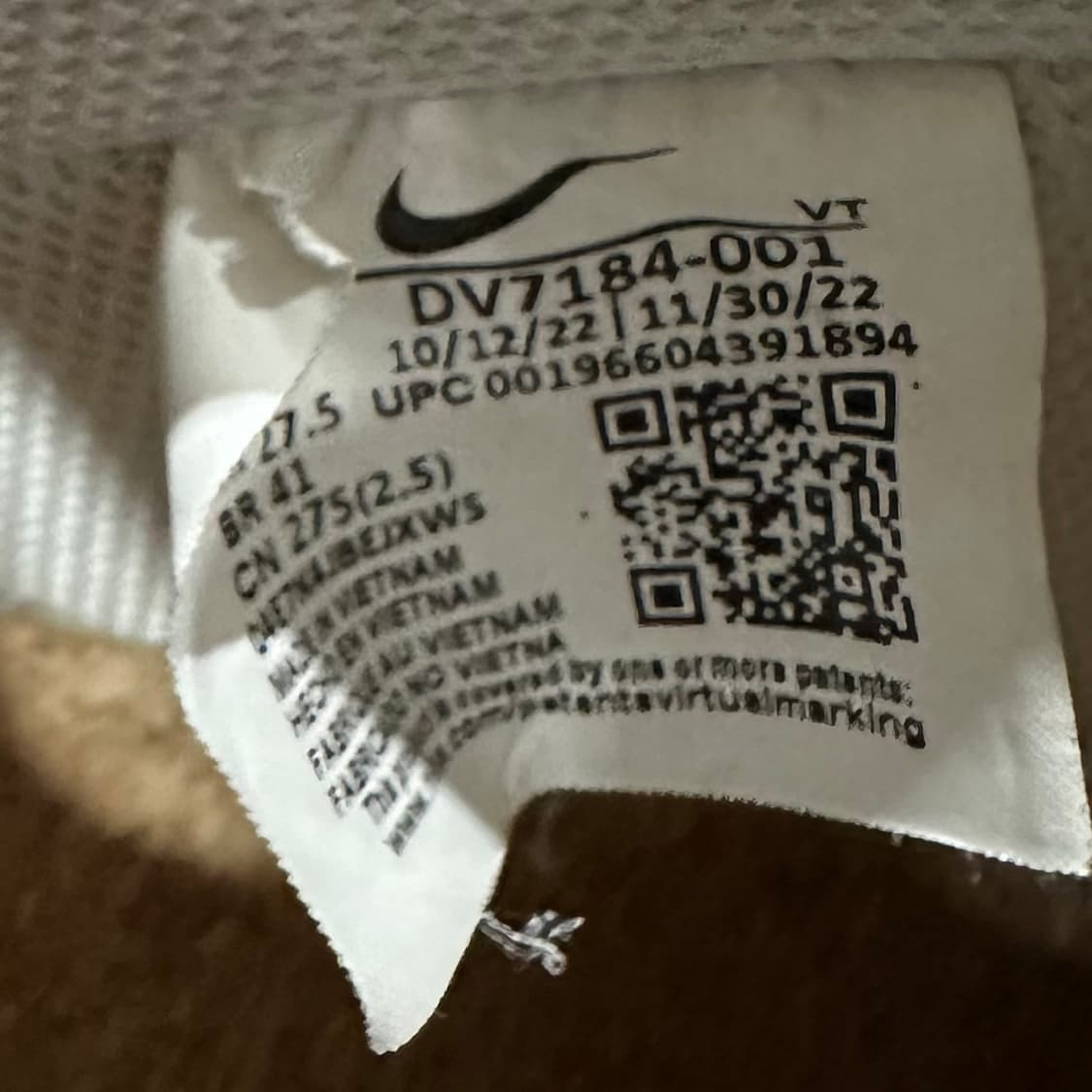 275) 나이키 운동화 남성 남자 신발 에어포스 1 '07 LV8 팬텀 상품이미지9