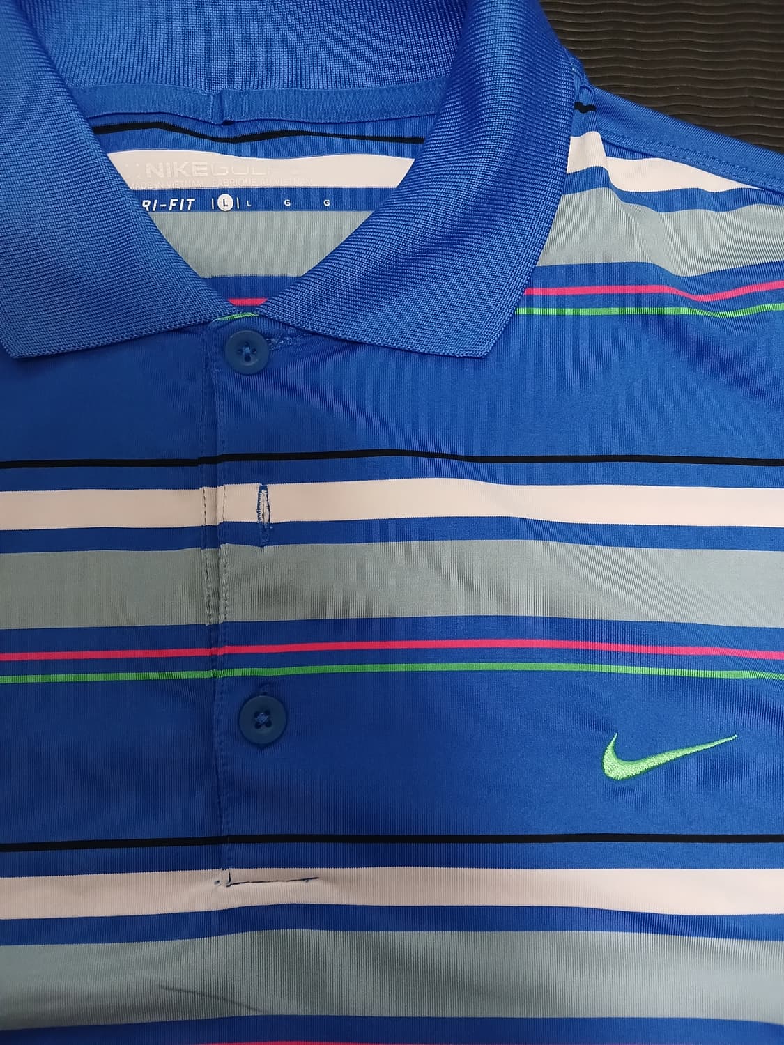 나이키 골프 드라이핏 스트라이프 반팔티셔츠  상품이미지2