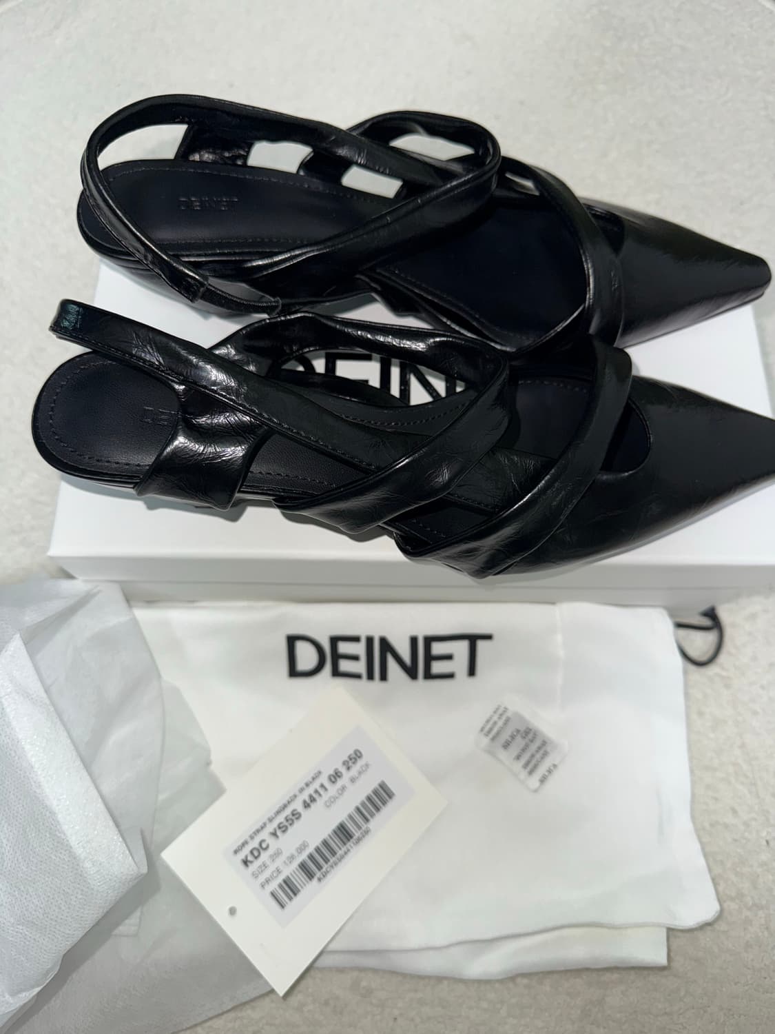 다이닛 슬링백 구두 새상품 250mm 상품이미지3