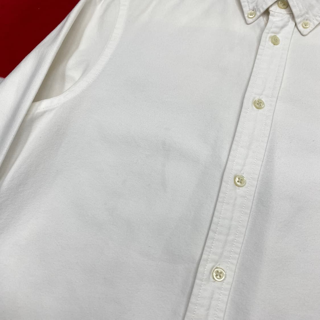 폴로 화이트 셔츠 실측 여성 55-55반  상품이미지4