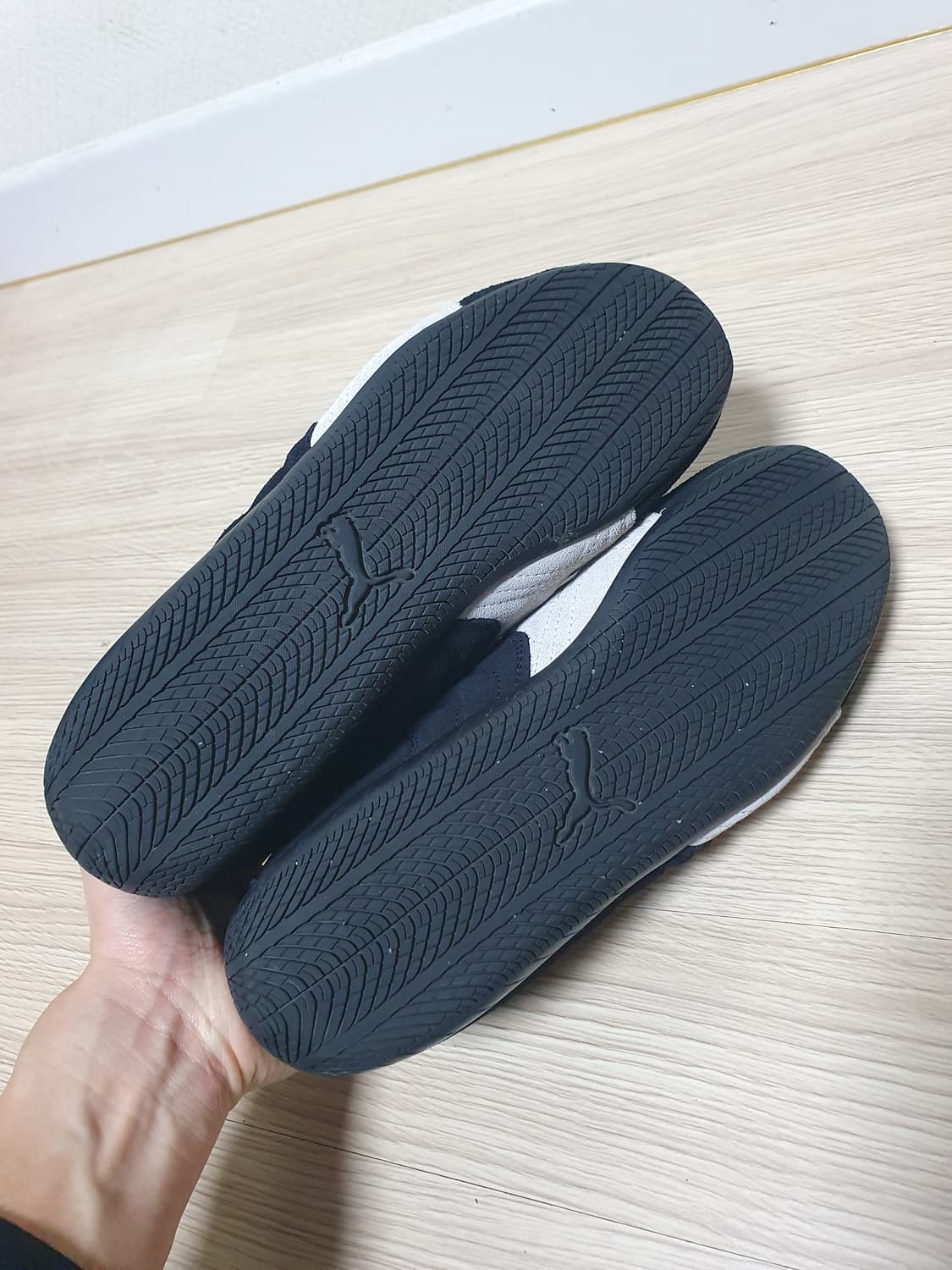 푸마 스피드캣 블랙 스웨이드 스니커즈 255 상품이미지7