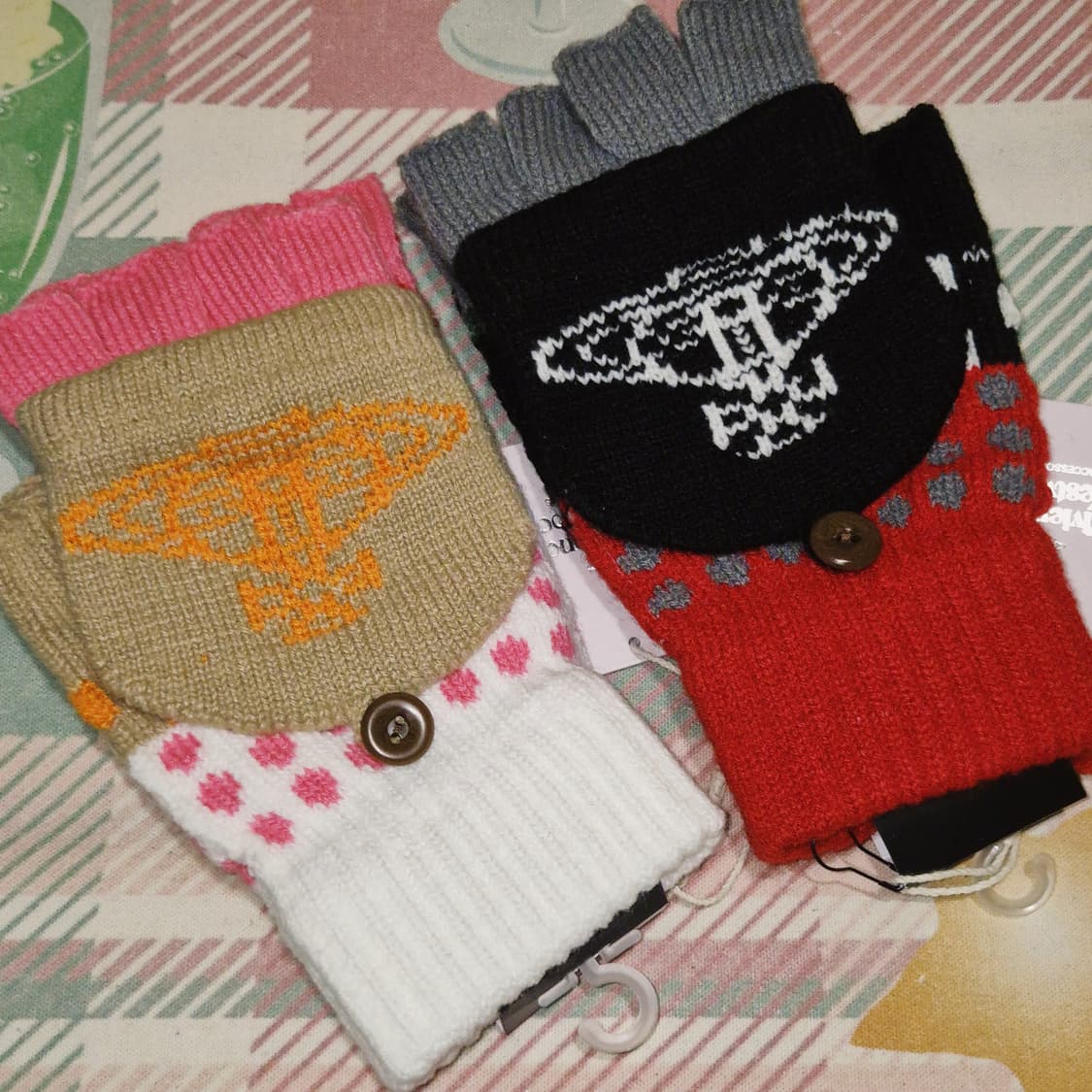 비비안웨스트우드 핑거리스&벙어리 울 장갑 상품이미지8