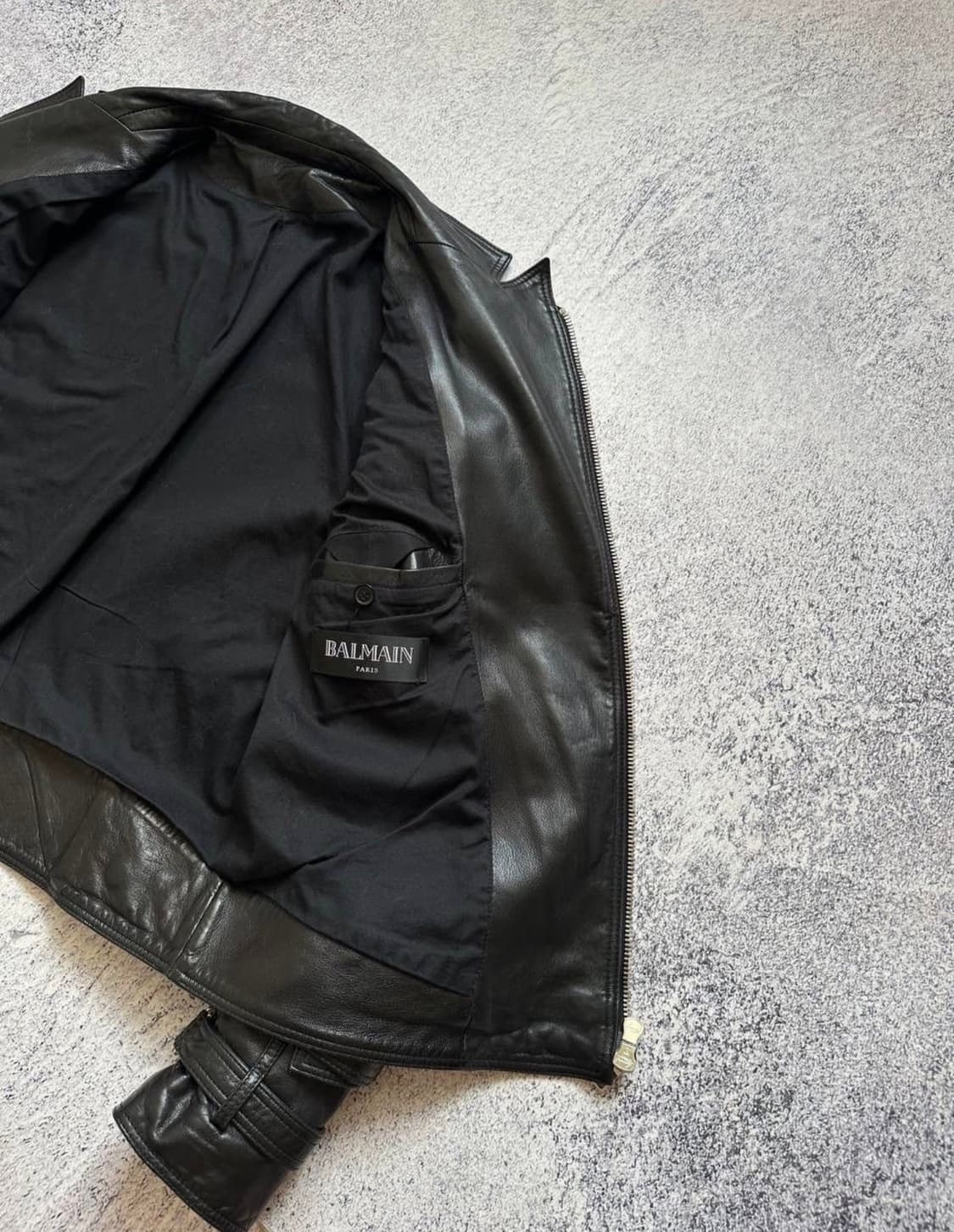 Balmain 레더 자켓 With Straps 상품이미지5