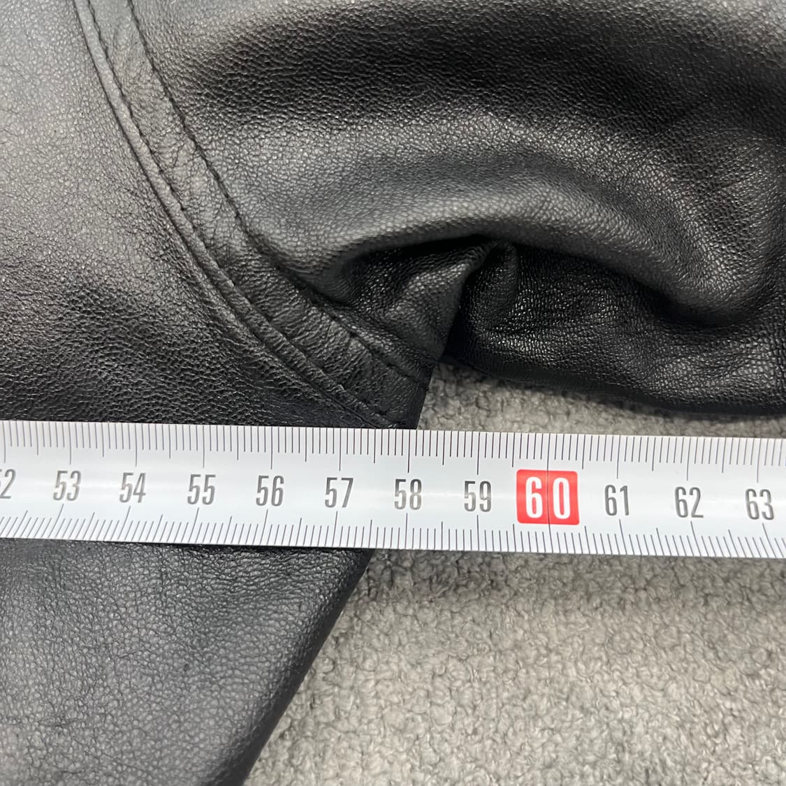 L 빈티지 양가죽 봄버 레더자켓 상품이미지8