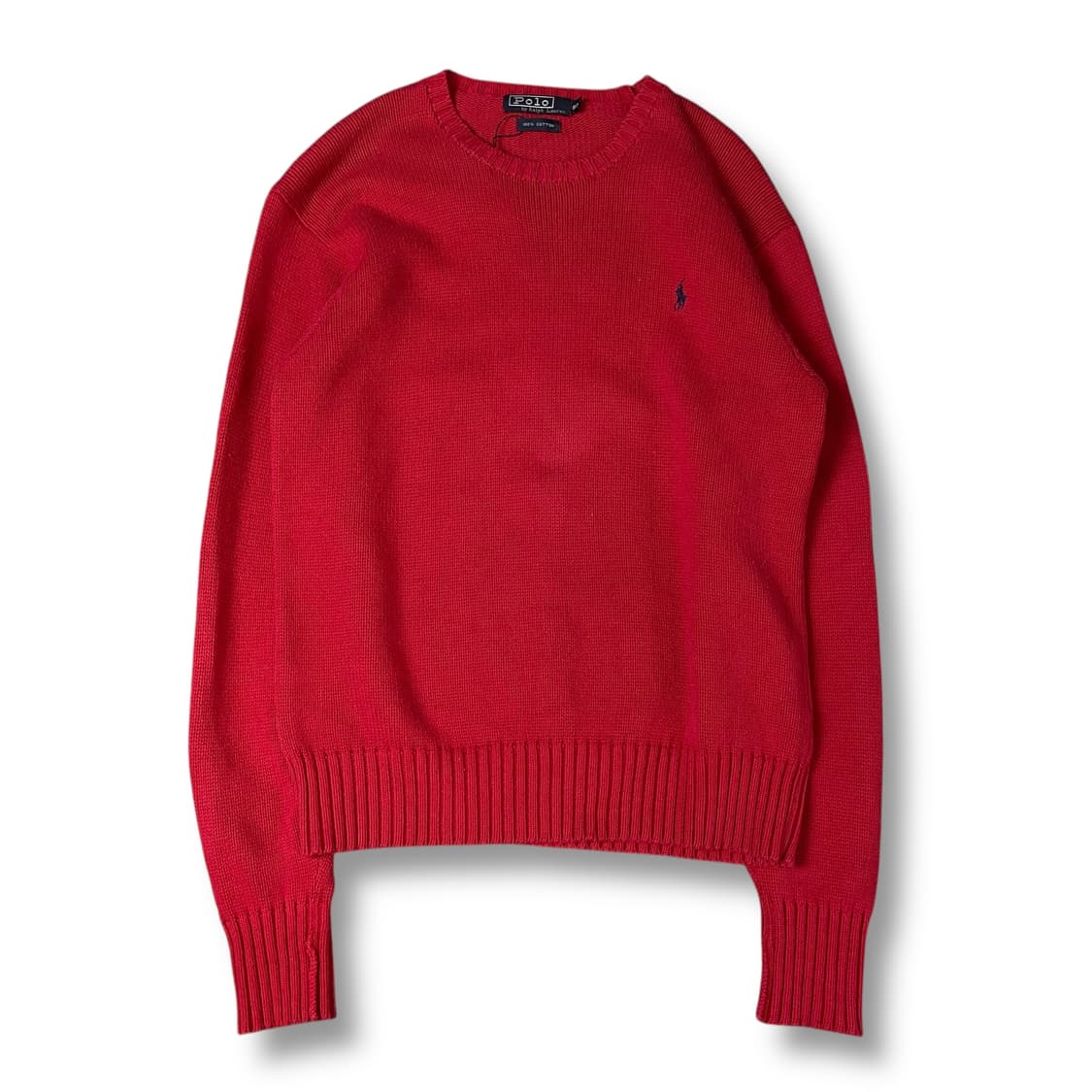 폴로 랄프로렌 레드 긴팔 니트 80 상품이미지1