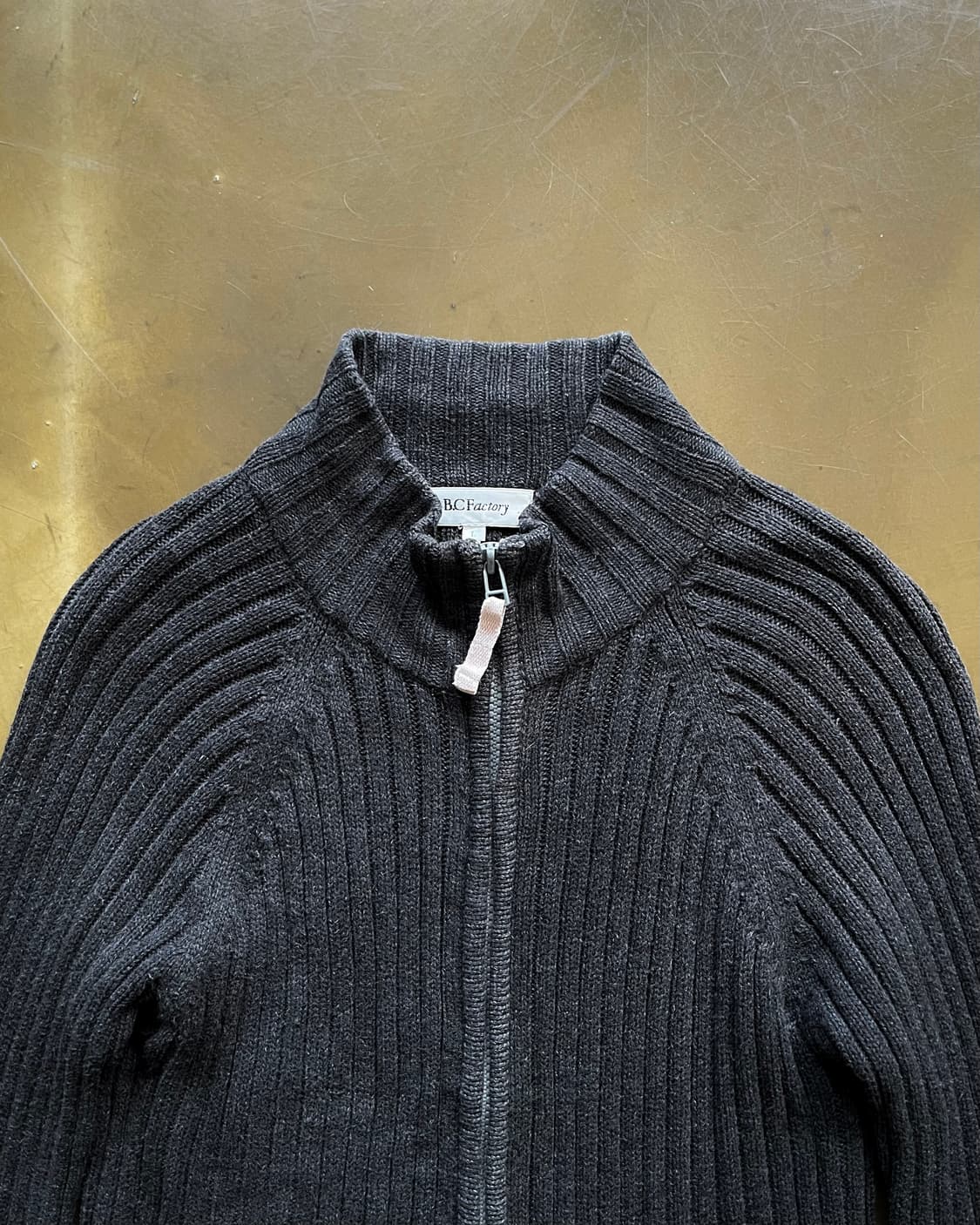 90-00s B.C Factory Golgi Knit Zip-up 상품이미지4