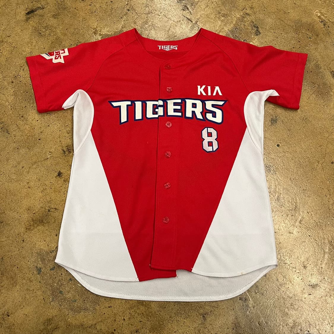 [90] KIA 타이거즈 야구 유니폼 레드 안치홍 마킹 b8 상품이미지2