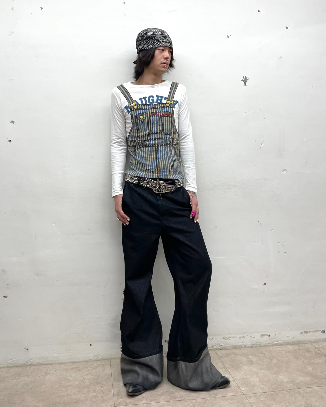 Suspenders Stylish Ruff Long-Sleeved  상품이미지7