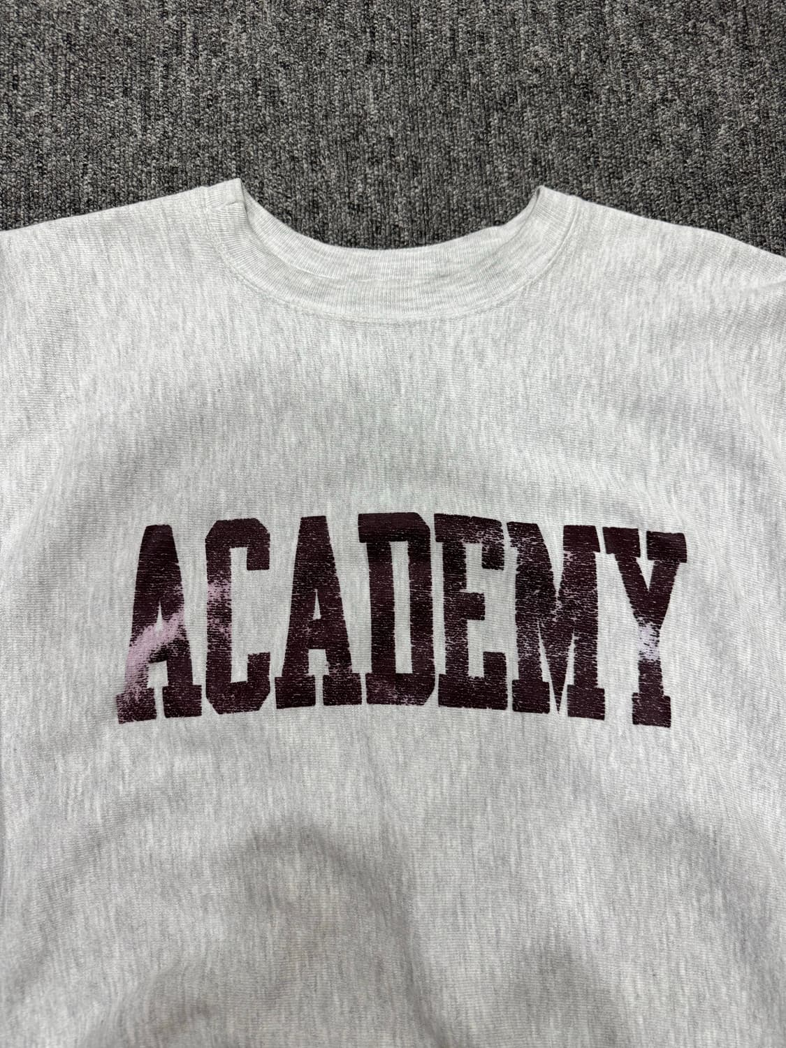 90s 챔피온 리버스위브 멜란지 그레이 스웻 XL 버버진 상품이미지3