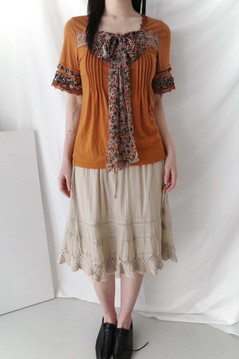 crochet lace skirt 상품이미지6