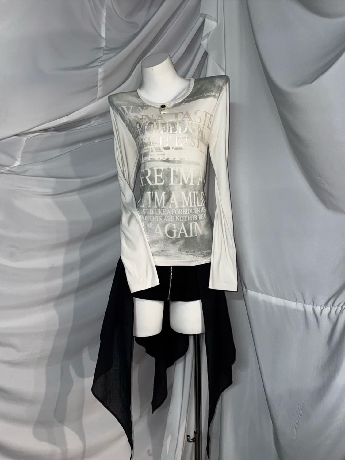 에이치나오토 무채색 락시크 인더아틱 데일리펑크 코디세트 ㅑ 상품이미지3