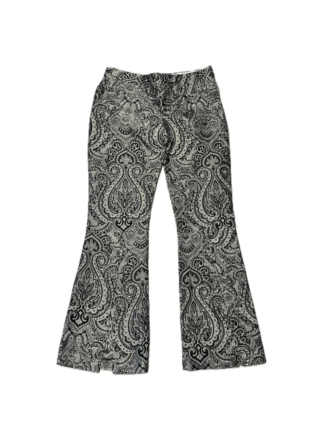 자라 자카드 부츠컷 뒷트임 팬츠 상품이미지2