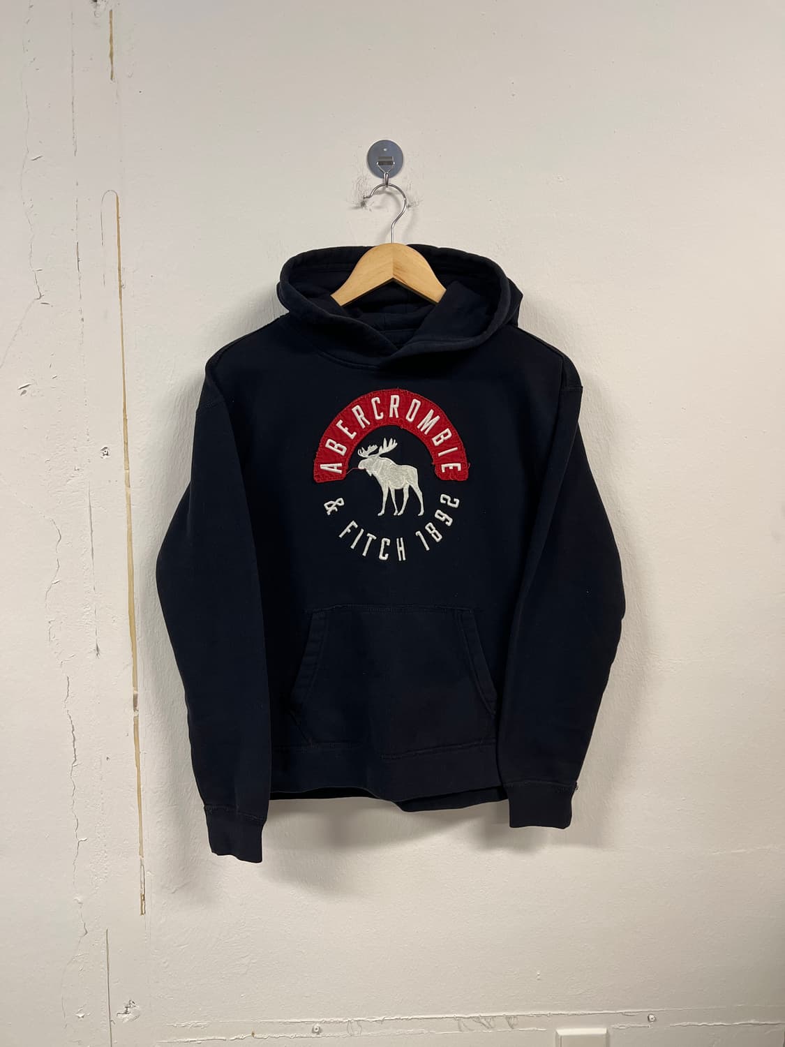 W/M) 아베크롬비 레터링 사슴 자수 후드티 T295 상품이미지1