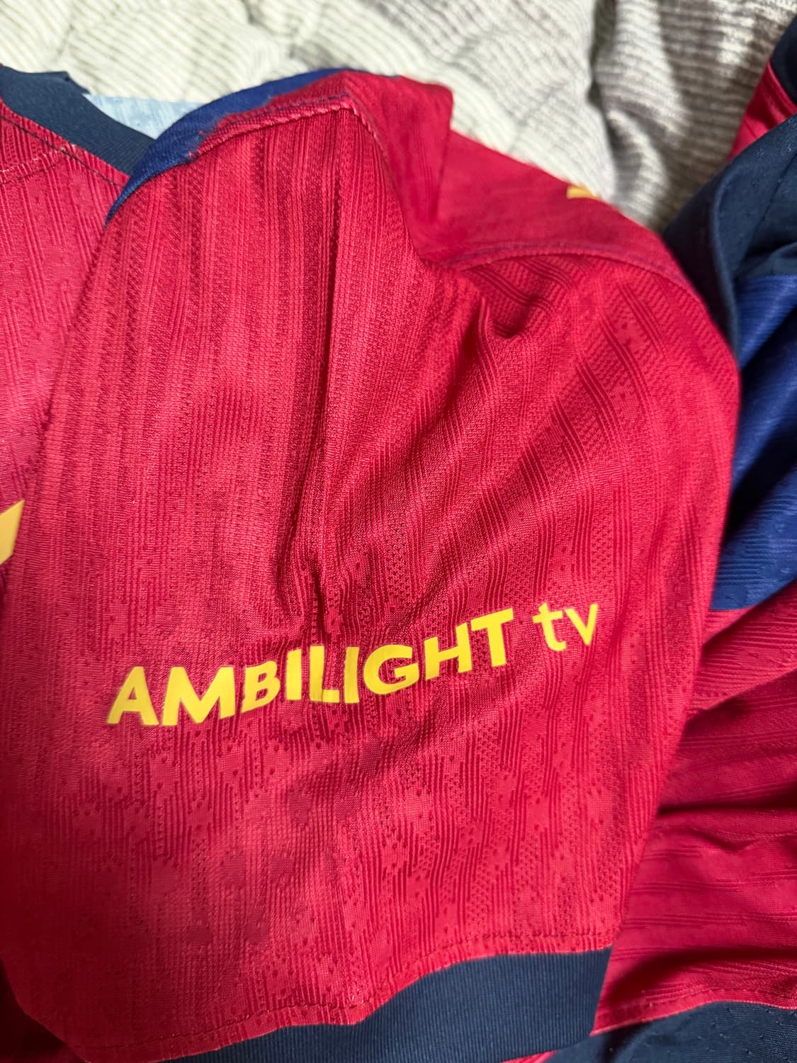 24-25 바르셀로나 홈 어센틱버전 oem 라민야말 챔스 풀마킹 L 상품이미지4