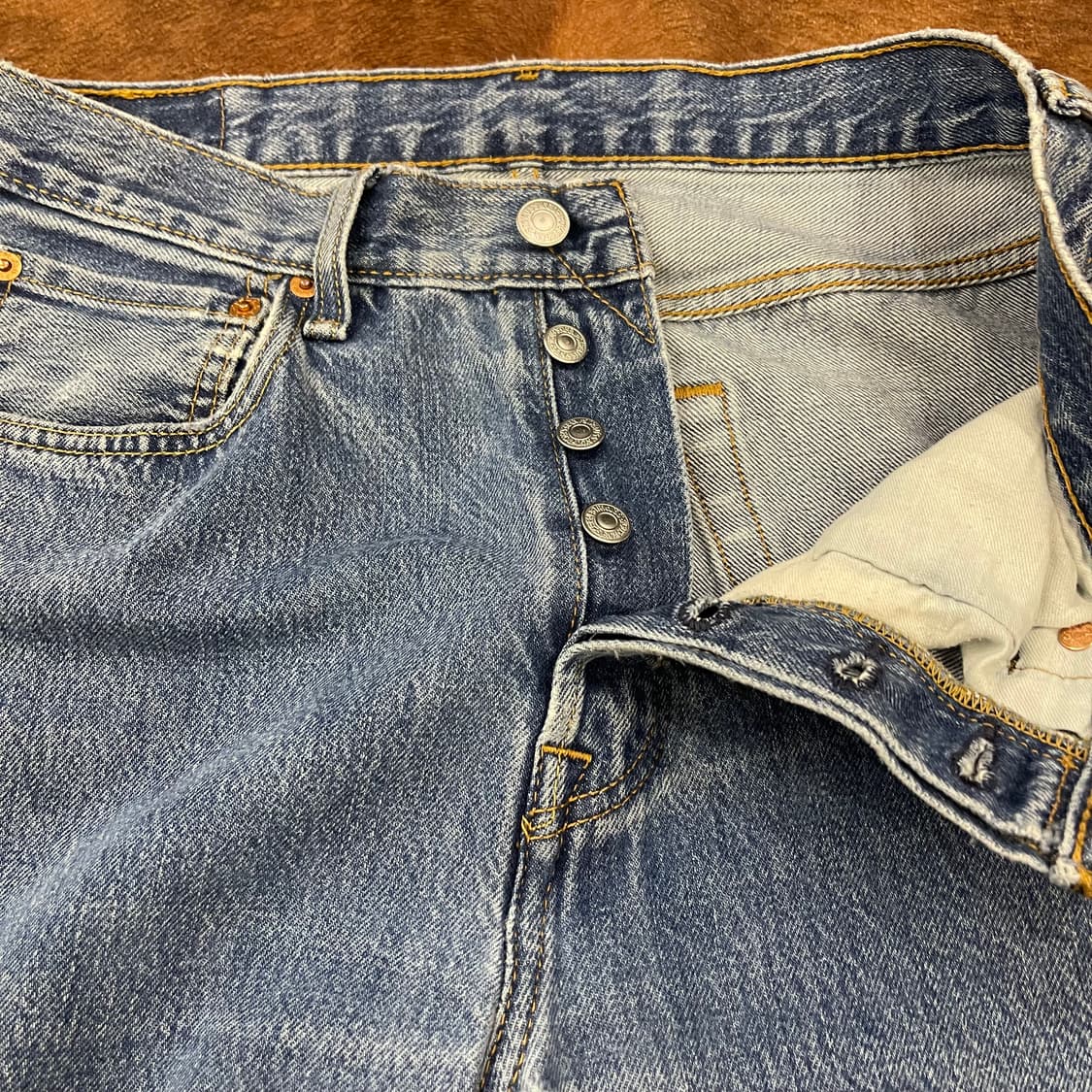 Levi's 리바이스 빈티지 워싱 팬츠 501 w31l32 상품이미지3