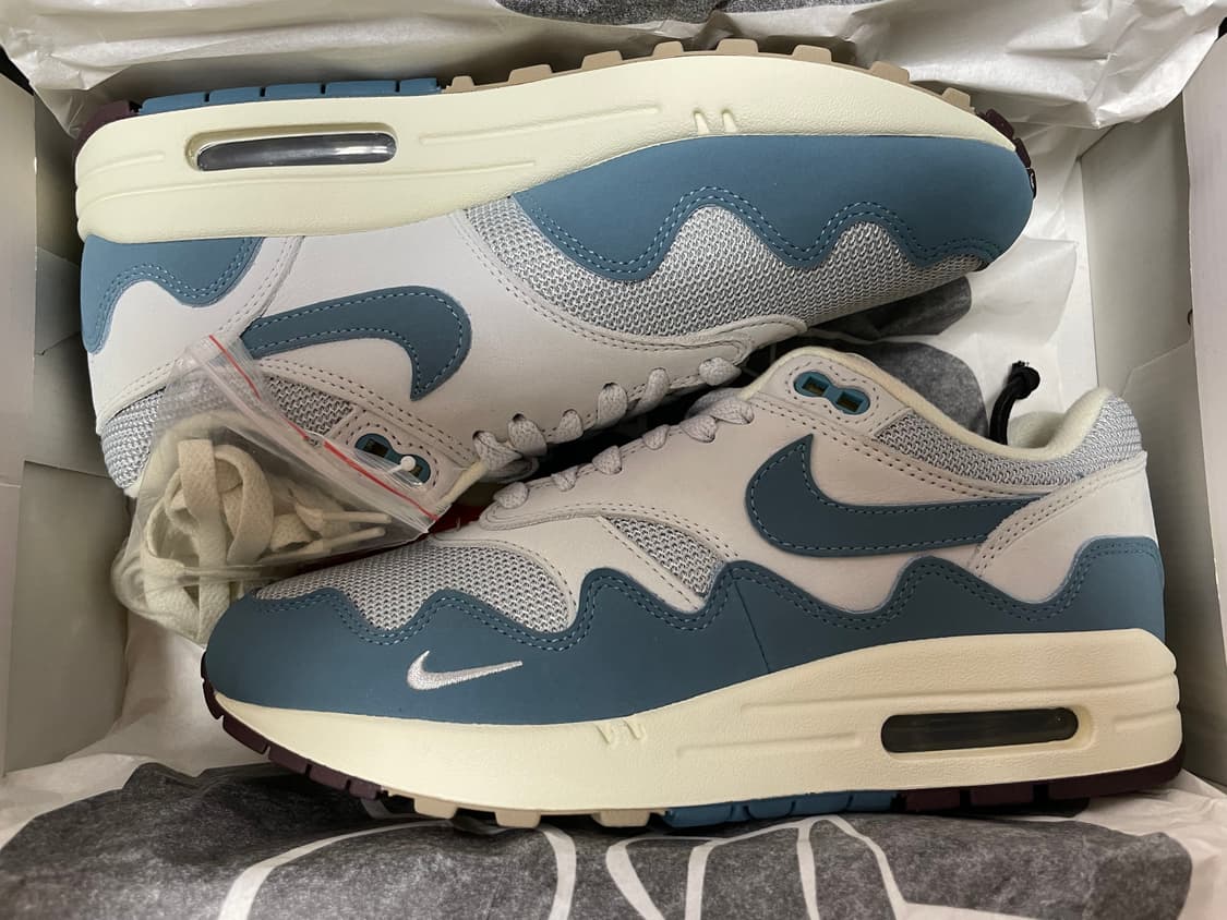 [250] 나이키 x 파타 에어맥스 1 노이즈 아쿠아 상품이미지2