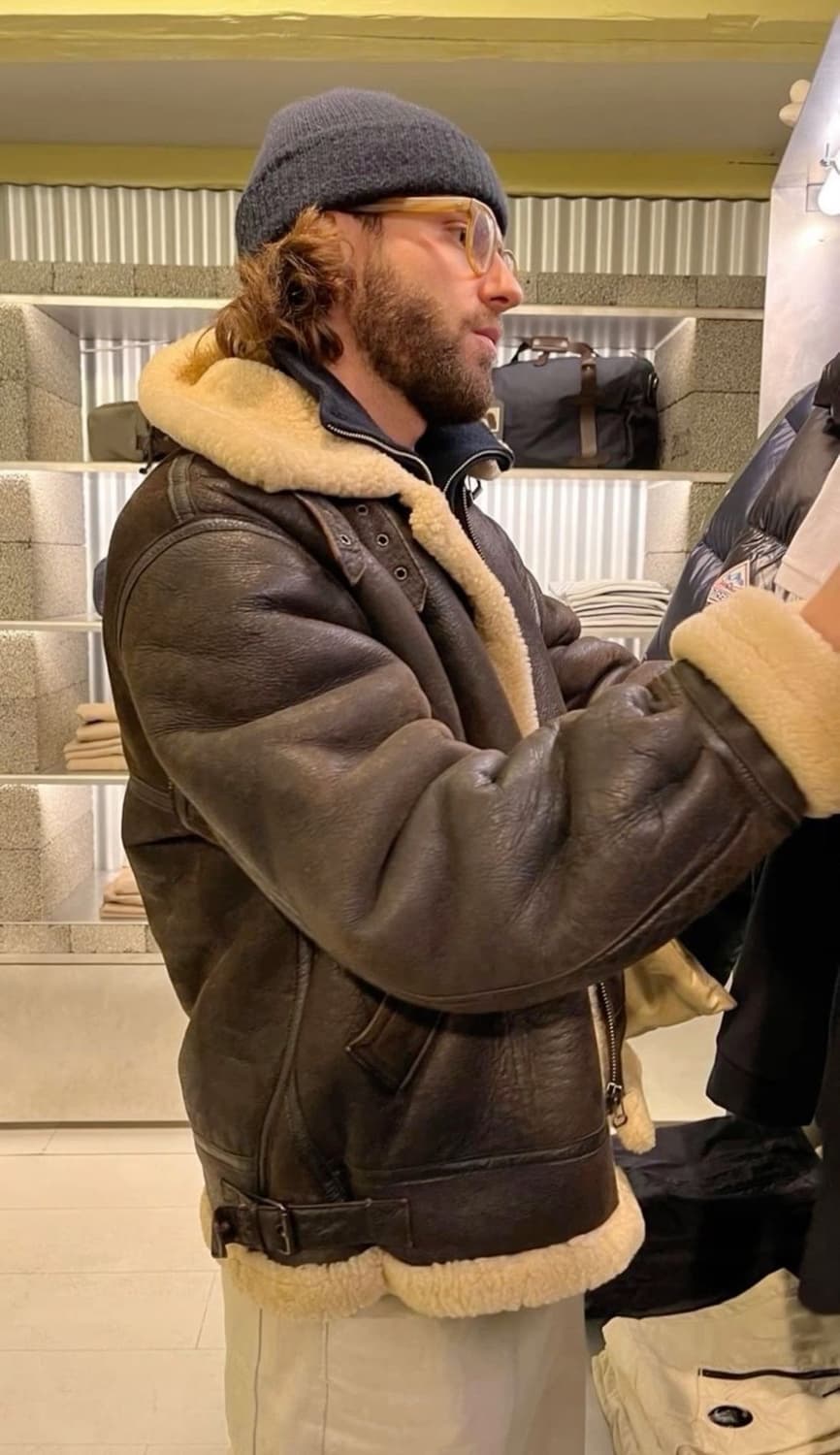 [L] vintage b-3 무스탕 자켓 상품이미지1