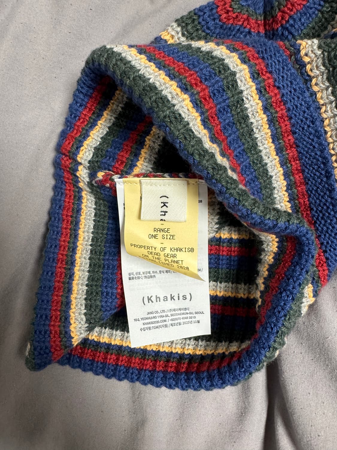 카키스 허버 비니 레드 상품이미지3