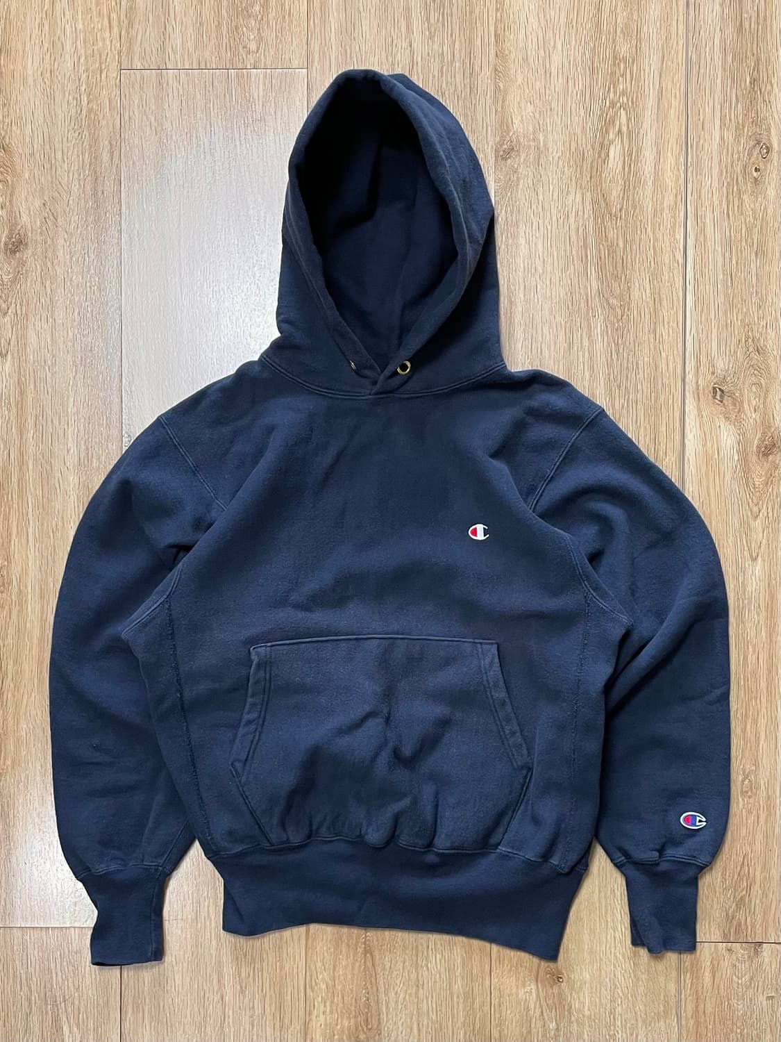 택포) 80s Made USA 챔피온 빈티지 리버스위브 스웻 풀오버후드 상품이미지1