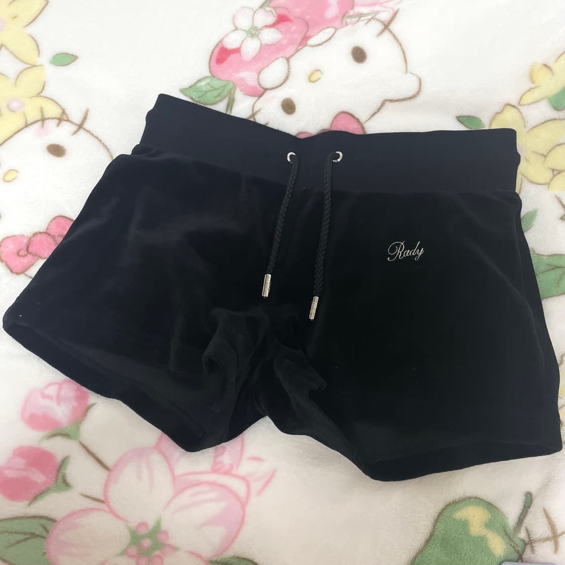 쥬시꾸뛰르 벨벳 져지 탑 &라디 벨벳 쇼츠 상품이미지5