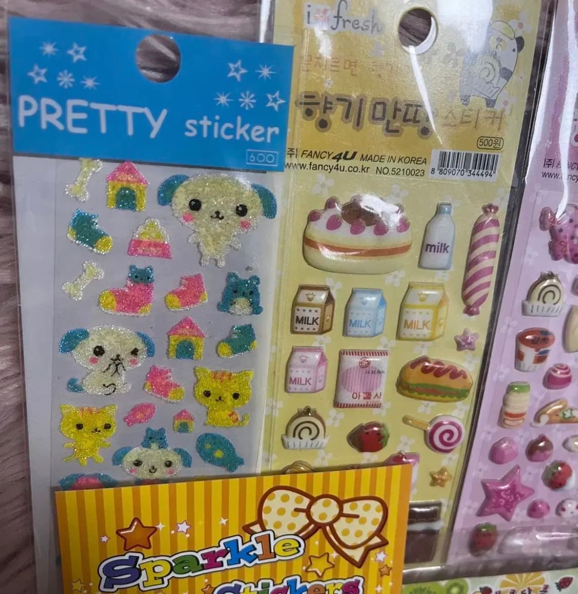 일괄 빈티지 스티커 고전문구 빈티지 먹지마 음식 디저트 갸루 다꾸 상품이미지4