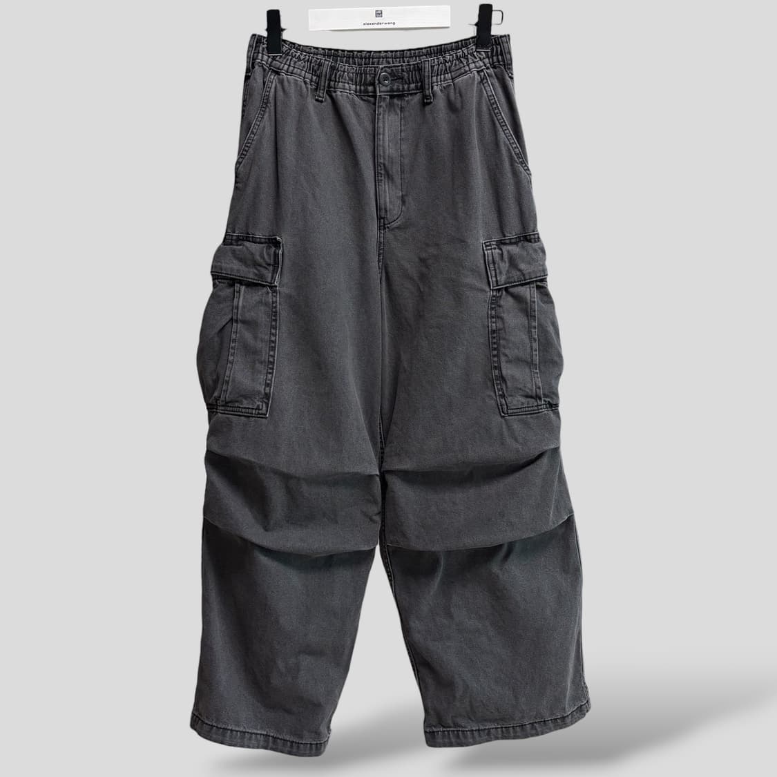 (S)GU 지유 슈퍼와이드 데님 카고팬츠 상품이미지1