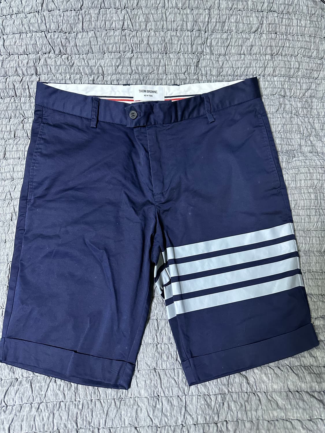 톰브라운 남성 반바지 네이비 상품이미지1