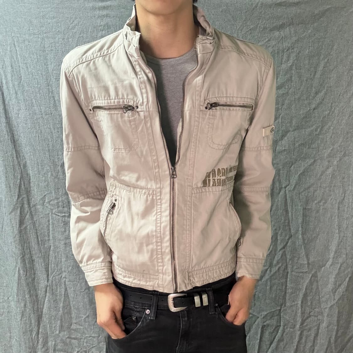 y2k vintage rider jacket 상품이미지2