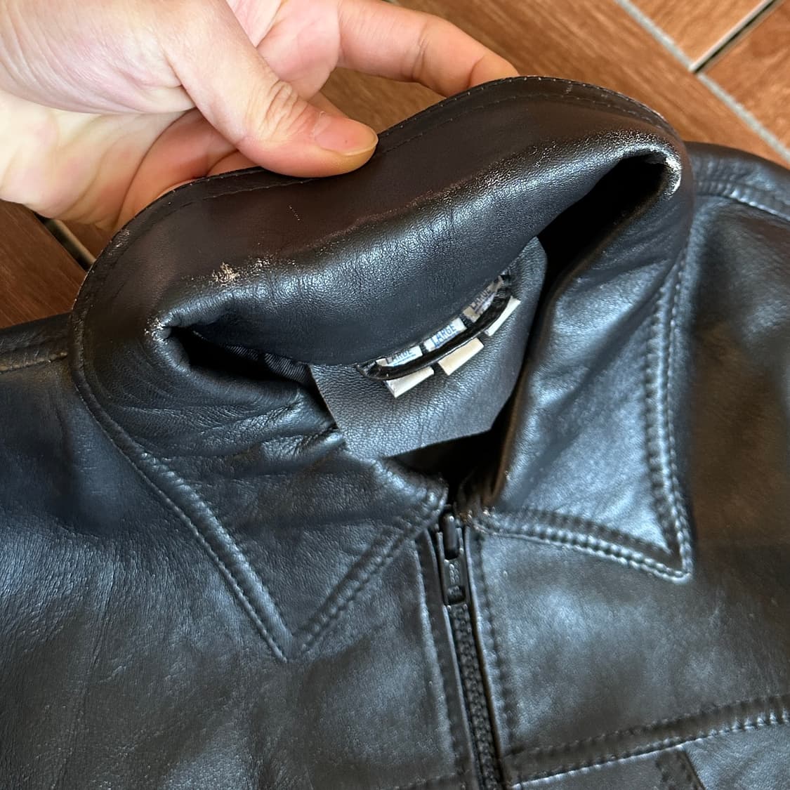 80-90’s Vintage genuine leather jacket 상품이미지10