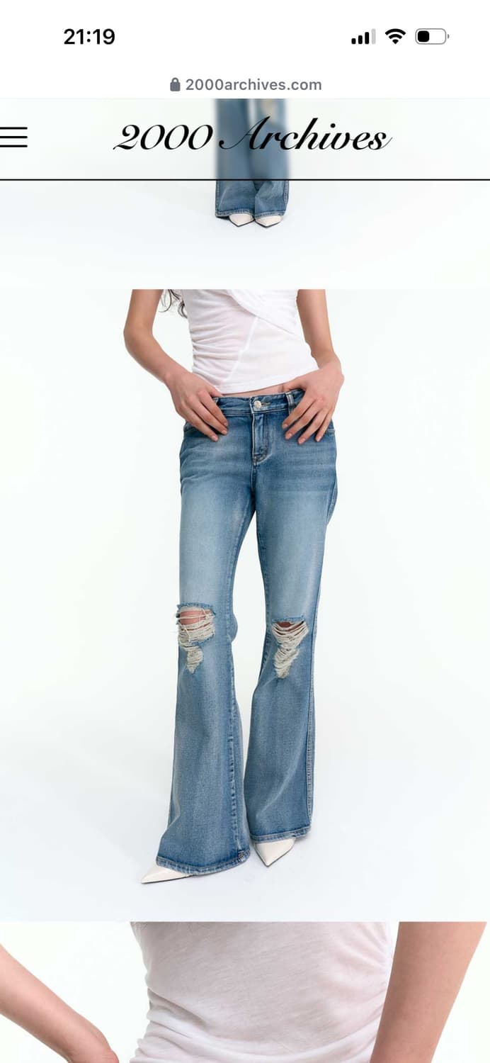 새상품) 2000아카이브스 에브리데이니스 데님팬츠  상품이미지5