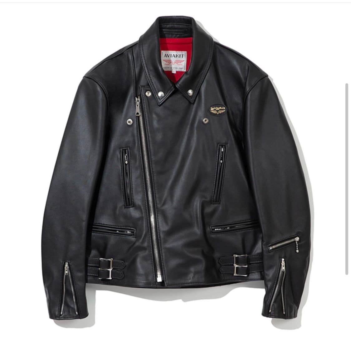 [40] 루이스레더 391t 라이트닝 카우하이드 소가죽 자켓 상품이미지1