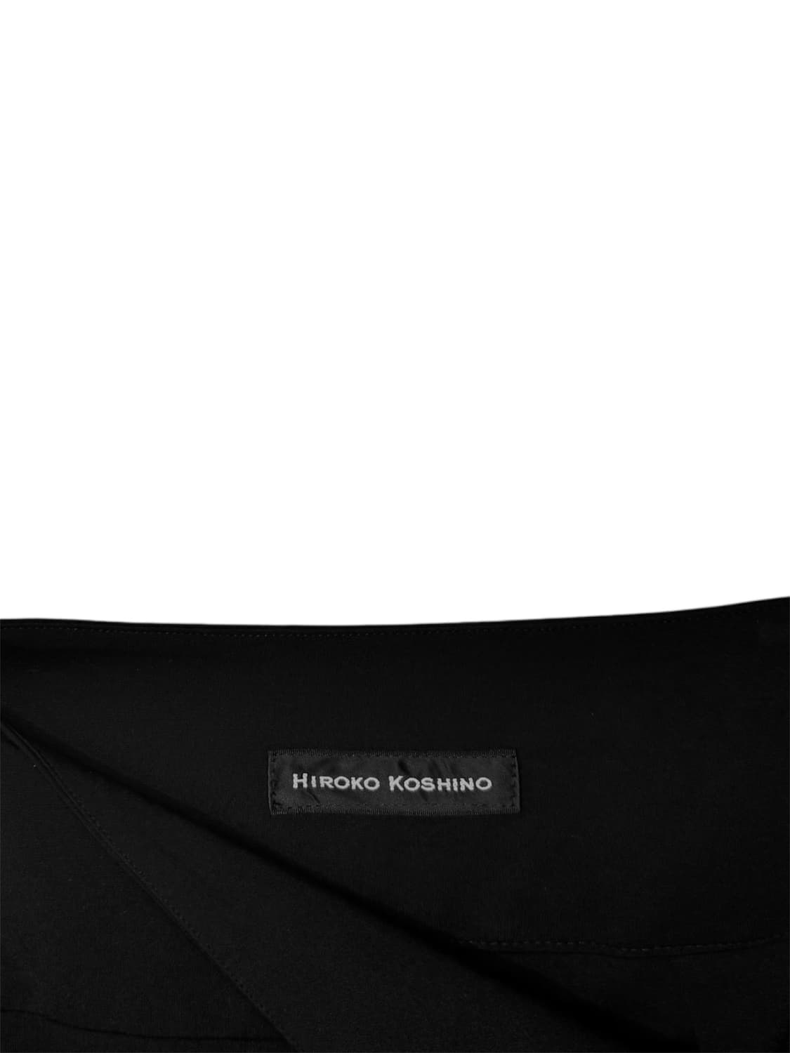Hiroko koshino 블랙 셔링 디테일 스커트 상품이미지4