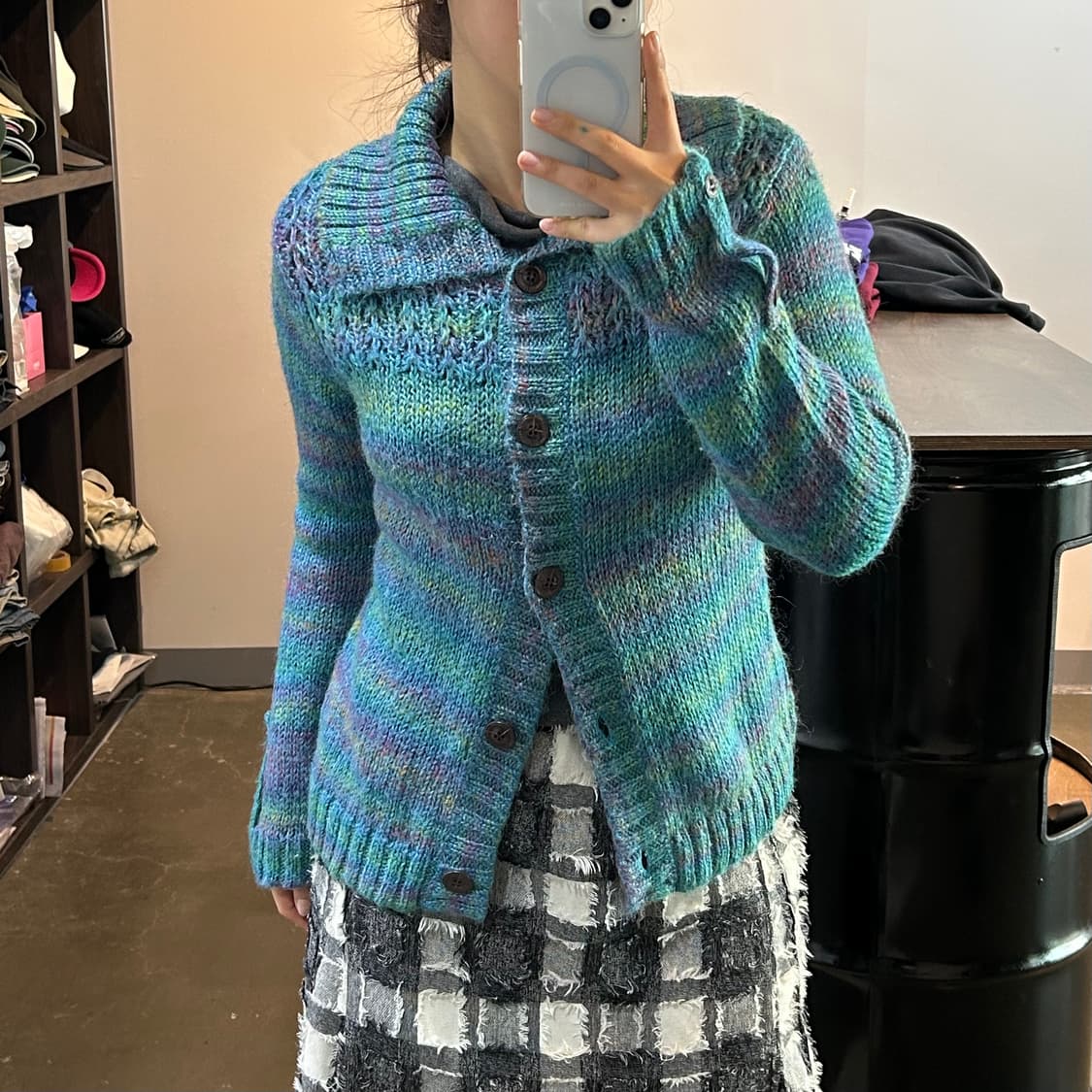 히피 모헤어 가디건 상품이미지6