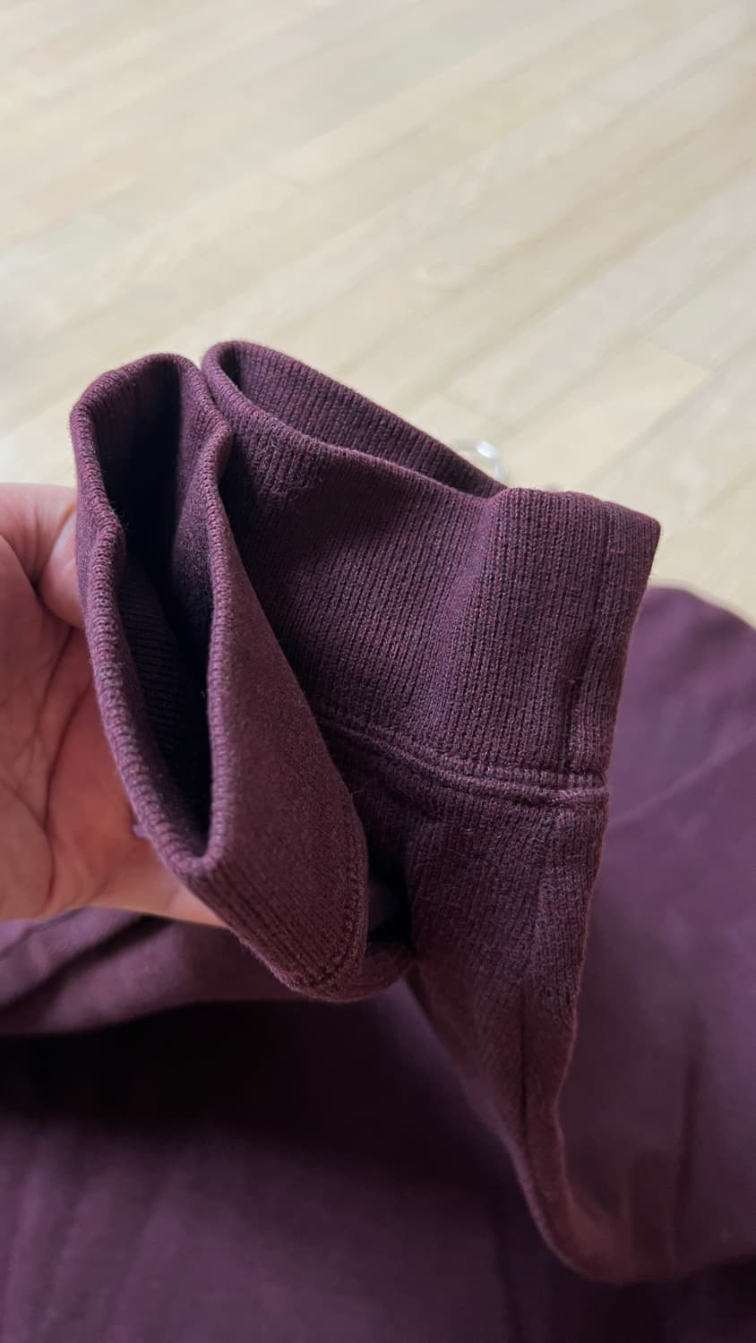 폴로 랄프로렌 하프집업 XL 버건디 색상 상품이미지5