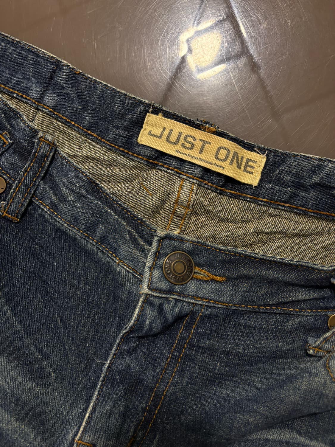 빈티지 워시드 데님팬츠 상품이미지4