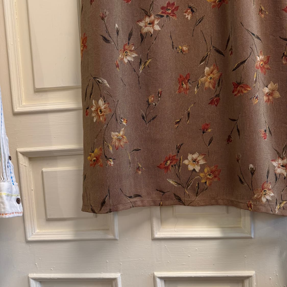 플라워 패턴 자가드 스커트 상품이미지5