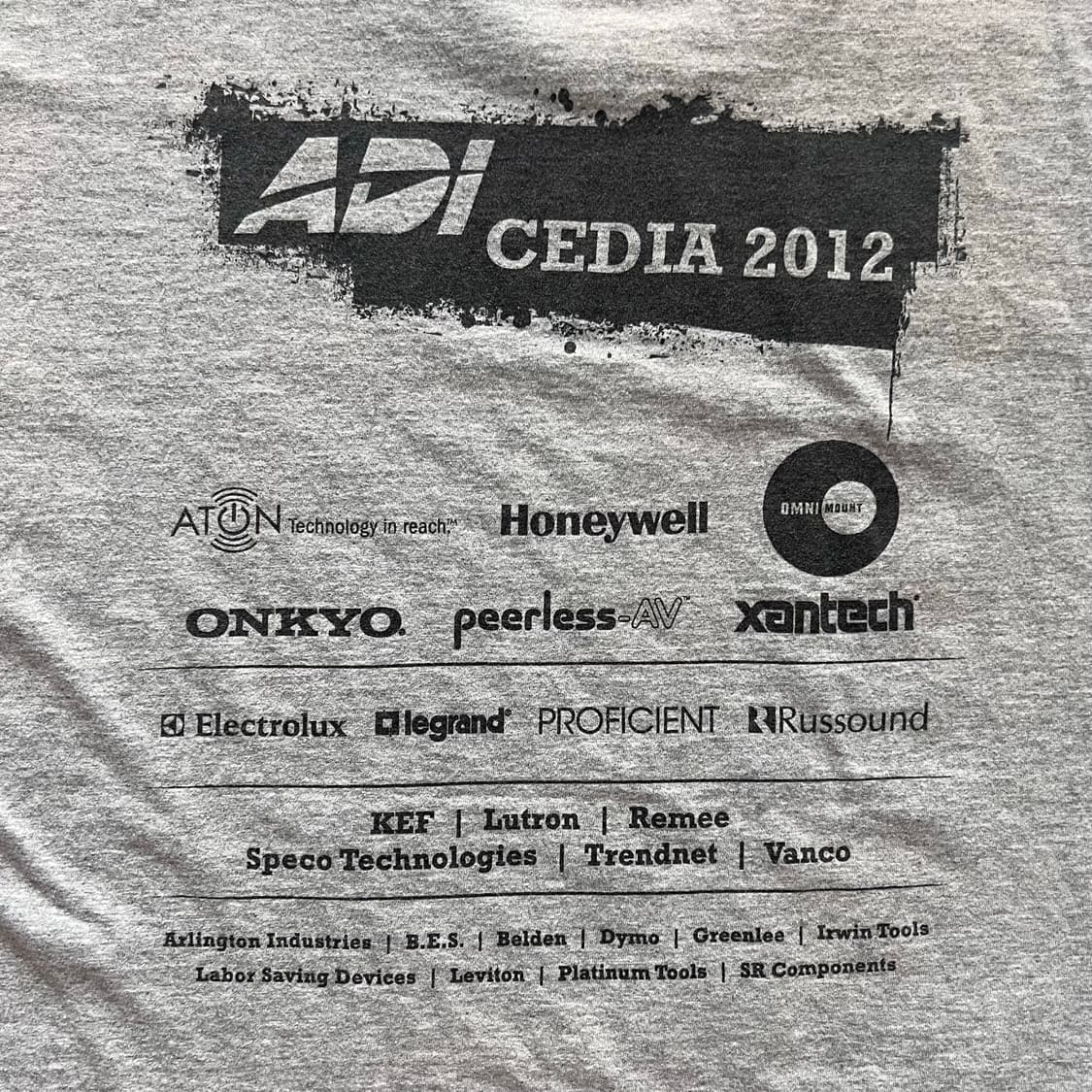 [XL] 미국 빈티지 칩트릭 밴드 CEDIA 2012 프로모션 티셔츠 상품이미지5
