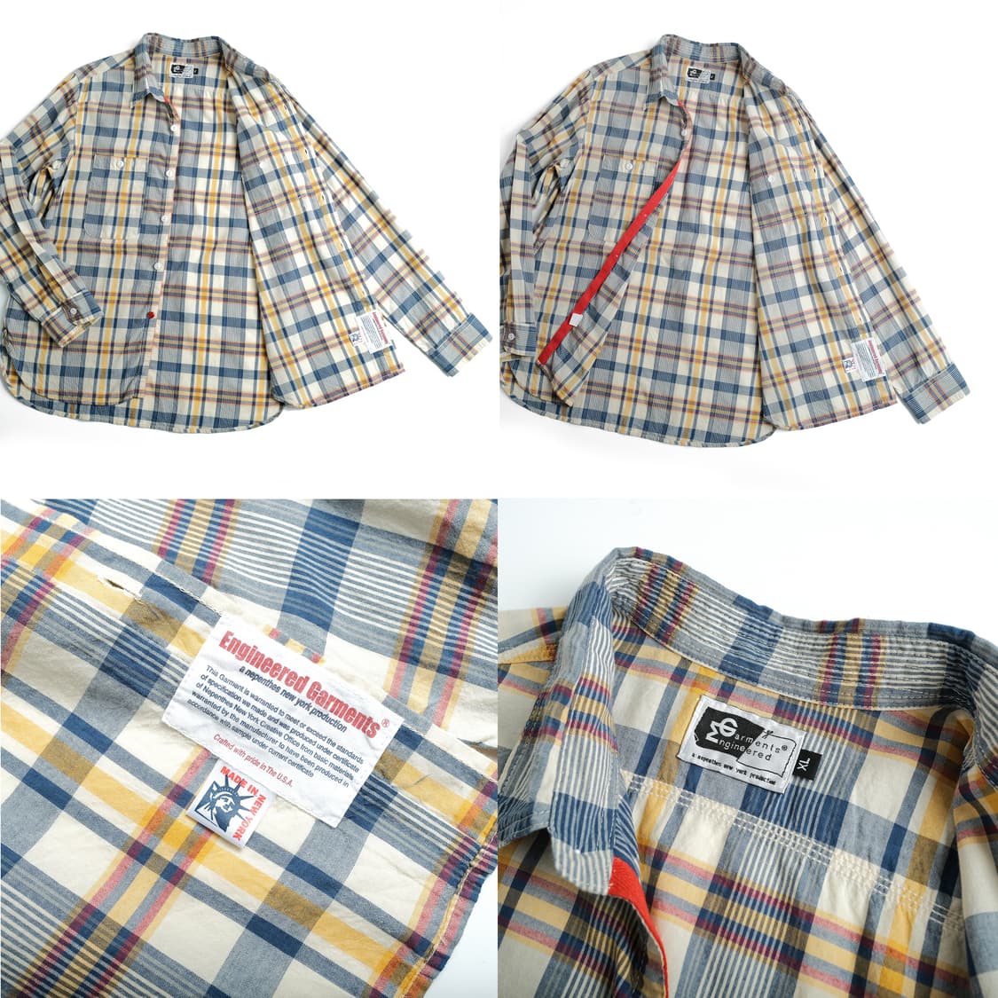 엔지니어드가먼츠 올드라벨 워크셔츠 XL(105)사이즈 상품이미지8