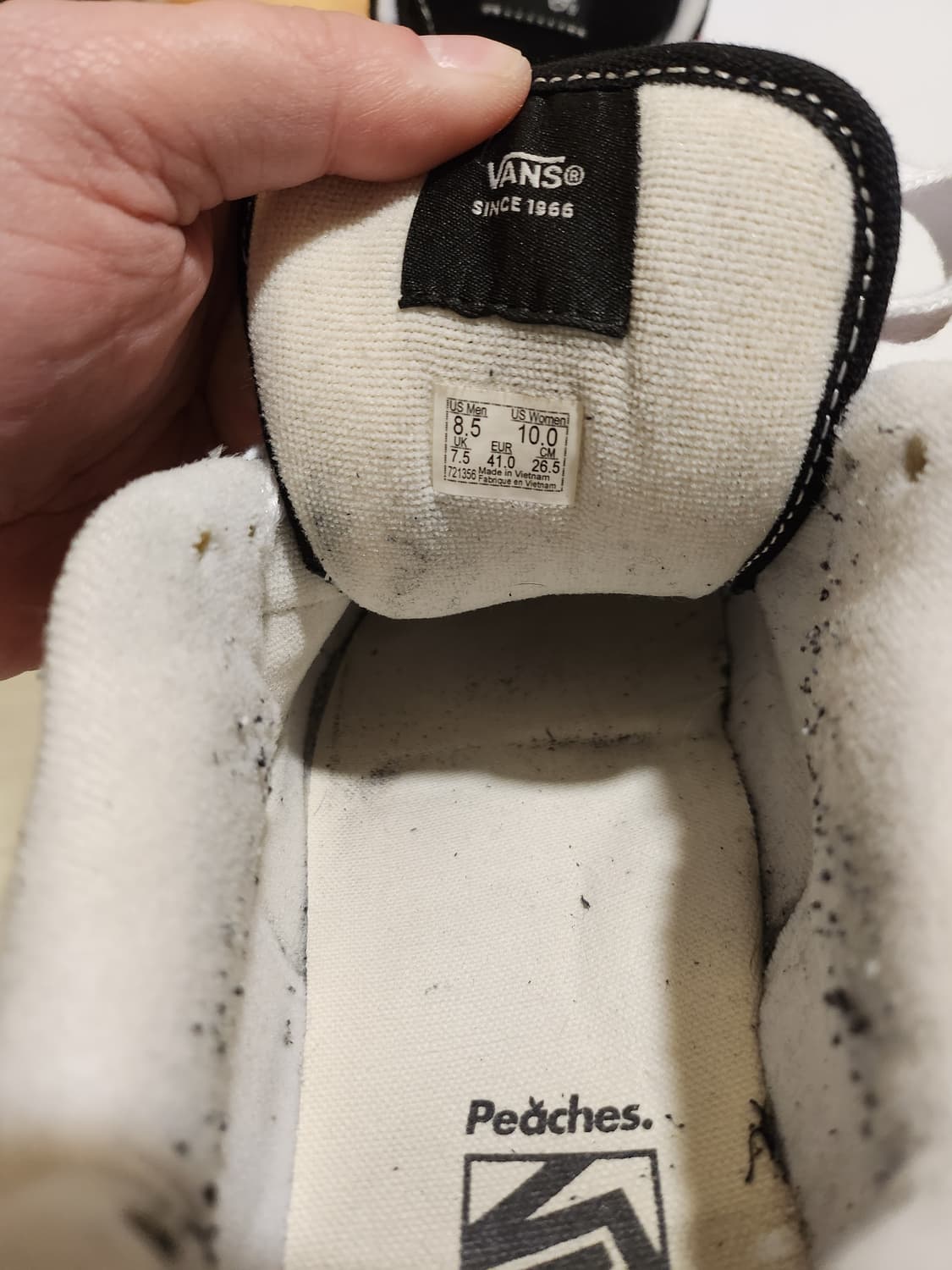 반스 x 피치스 스니커즈 265 상품이미지5